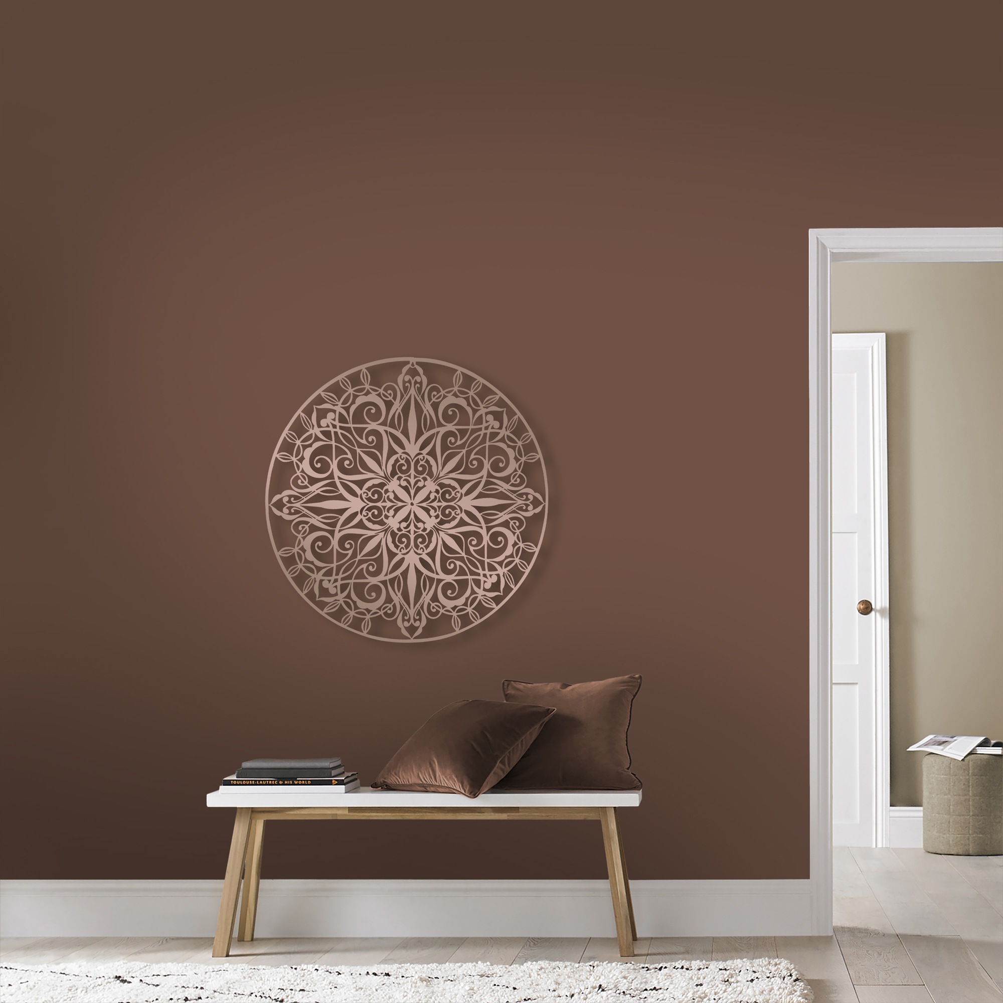 Art for the home Wandbild "Mandala Rund" 1 Stk. tlg. Luxus Metal Art Wanddeko