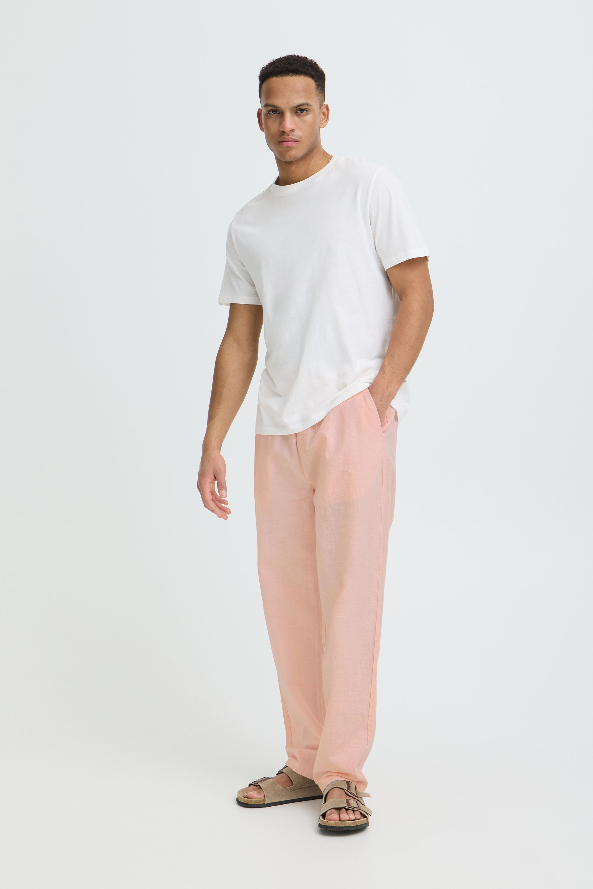 Thumbnail - Blend Leinenhose "BHAban Linen Mix" Gemütliche Leinenmix-Hose mit elastischem Bund und Kordel