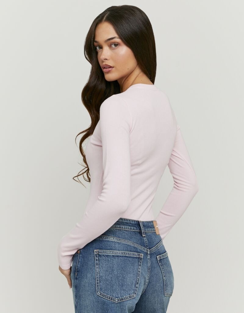 Tally Weijl Langarmbody "SBOCOCOSYM" Baumwollmischung, figurbetont günstig online kaufen