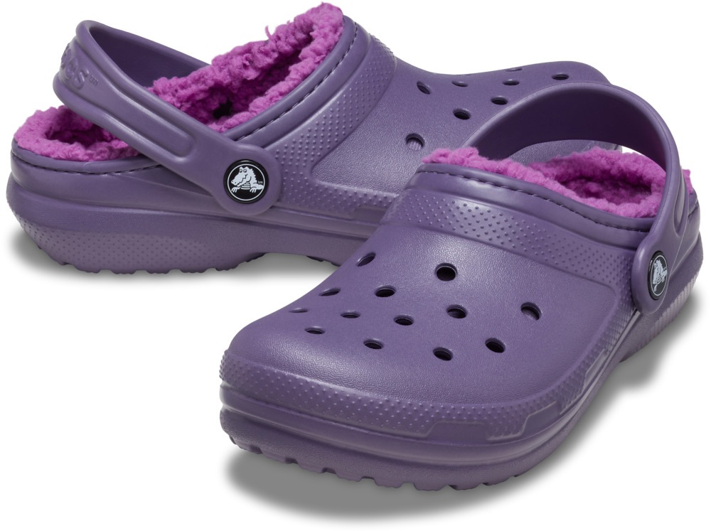 Crocs Clog »Classic Lined Clog«, Kindergartenschuh, Hausschuh mit kuscheligem Futter