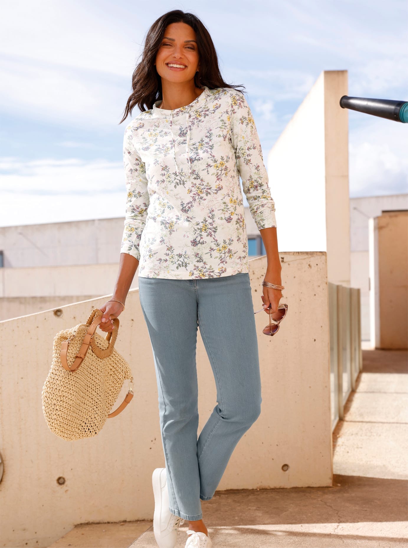 Classic Basics Langarmshirt "Langarm-Shirt" 1 Stk. tlg. günstig online kaufen