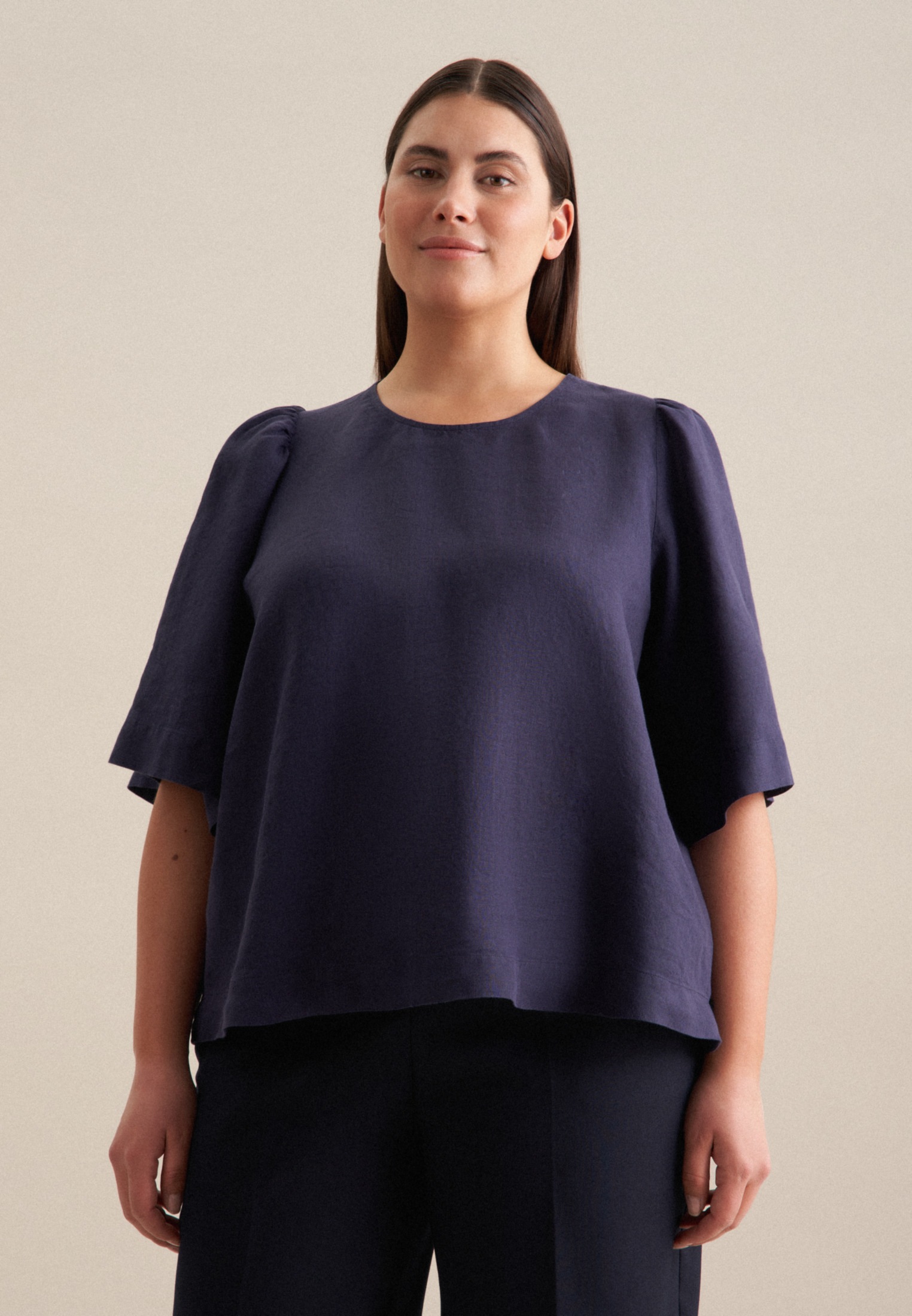 seidensticker Shirtbluse »Schwarze Rose« Kurzarm Run...