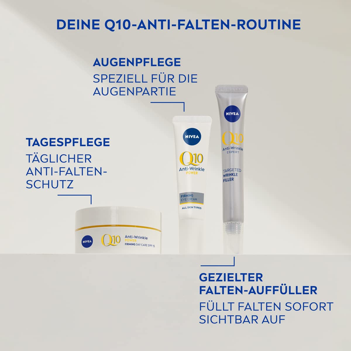 Nivea Anti-Falten-Serum »Q10 Anti-Falten EXPERTE Gezielter Falten-Auffüller«