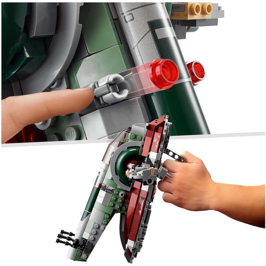 LEGO® Konstruktionsspielsteine »Boba Fetts Starship™ (75312), LEGO® Star Wars™ Mandalorian«, (593 St.)