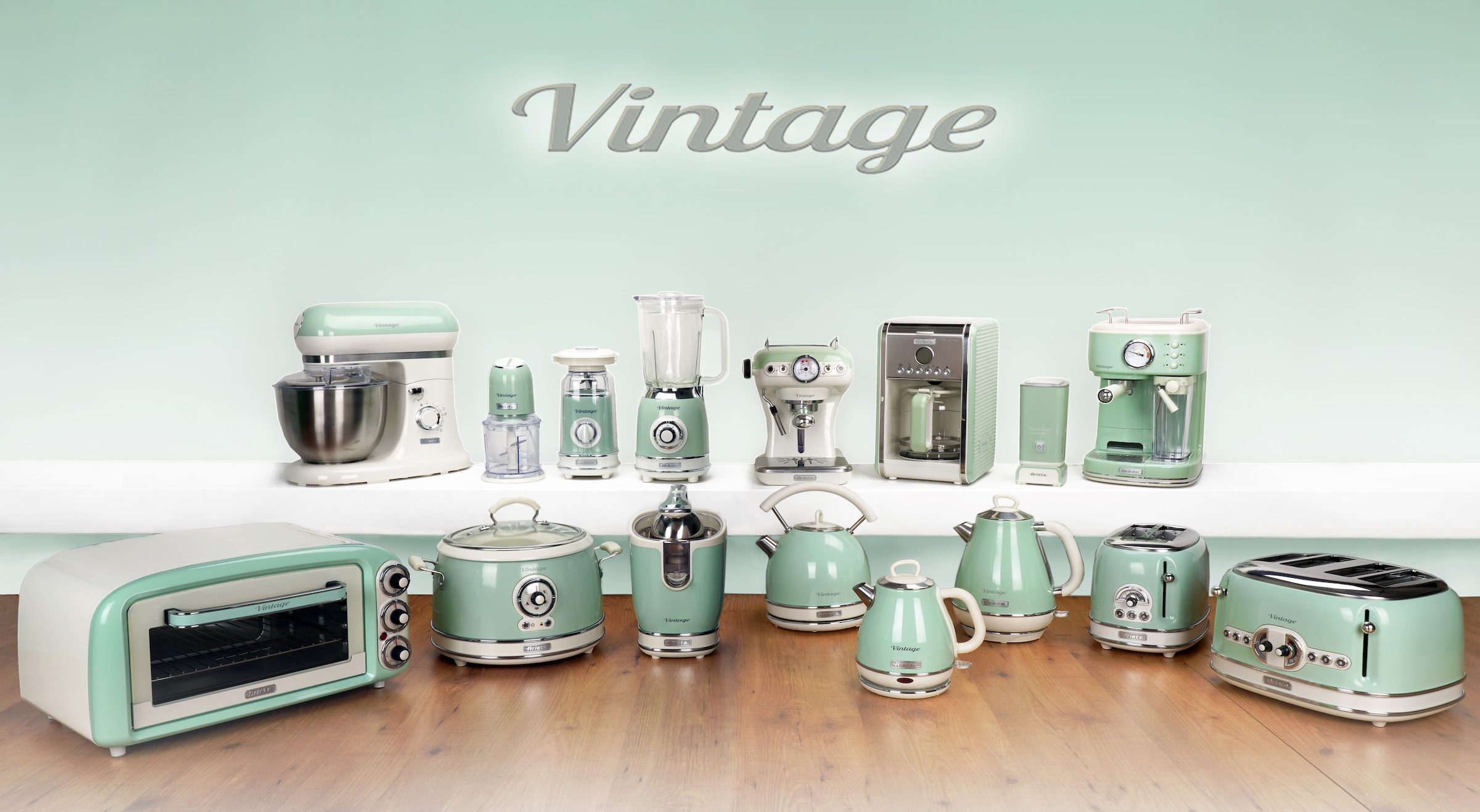 Ariete Minibackofen »Vintage 979 grün«