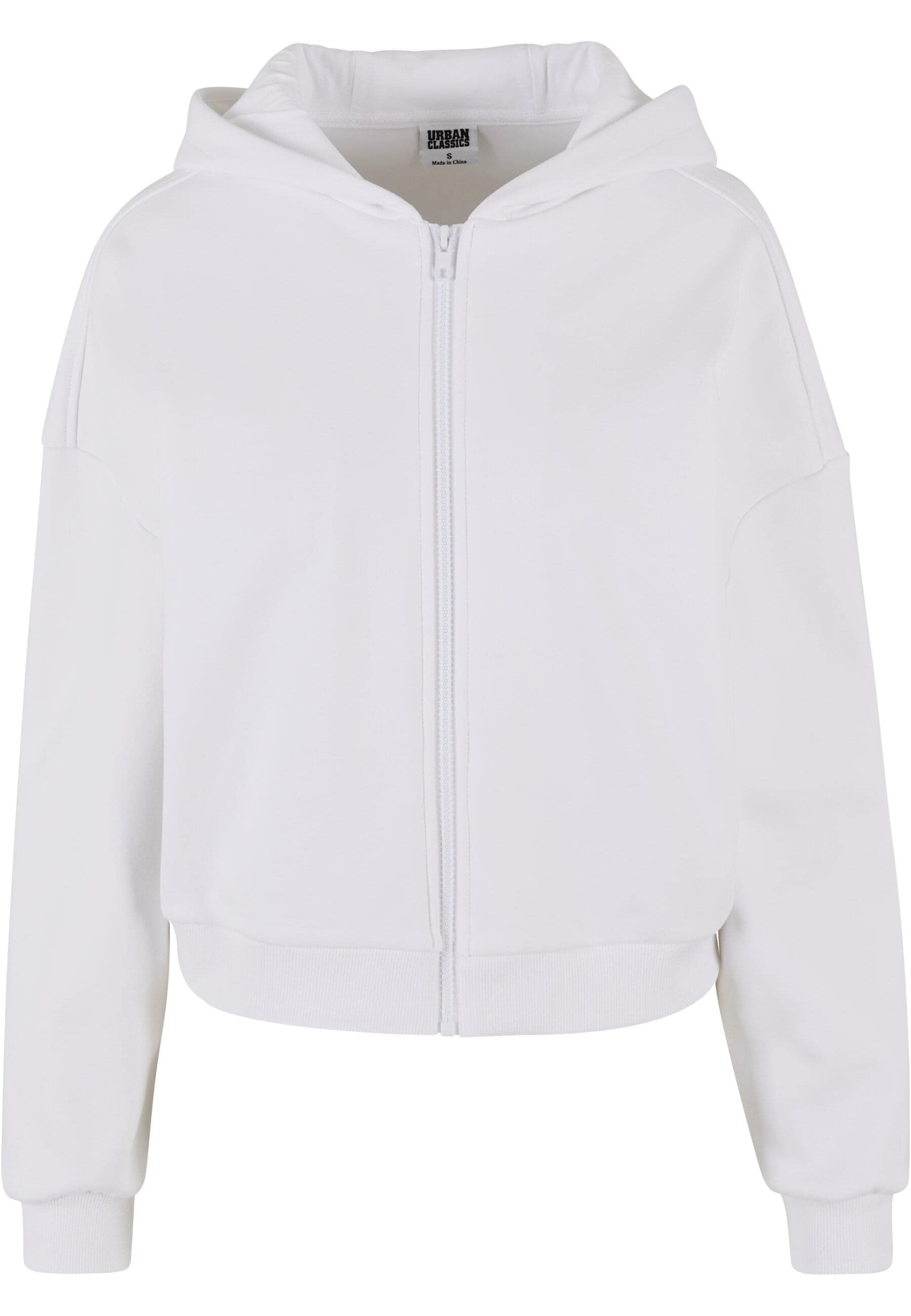 URBAN CLASSICS Sweatjacke "Urban Classics Damen Ladies Cozy Short Zip Hoody"