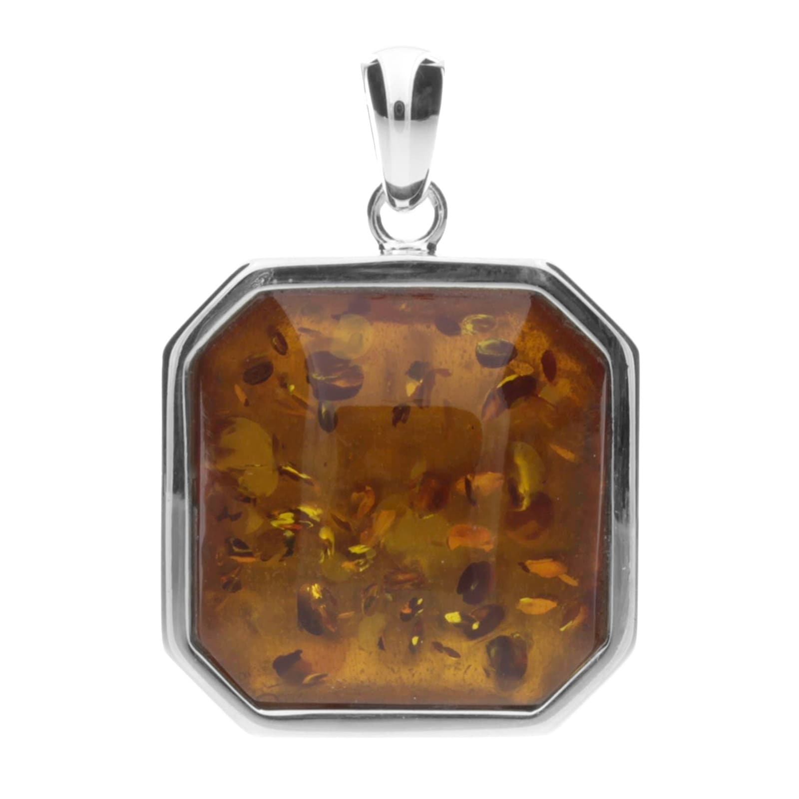"Kettenanhänger OSTSEE-SCHMUCK ""Ostsee-Schmuck Anhänger Xenia Anhänger Xenia"", weiß, Schmuckanhänger, Damen, 33x24mm, Silber 925 (Sterlingsilber)