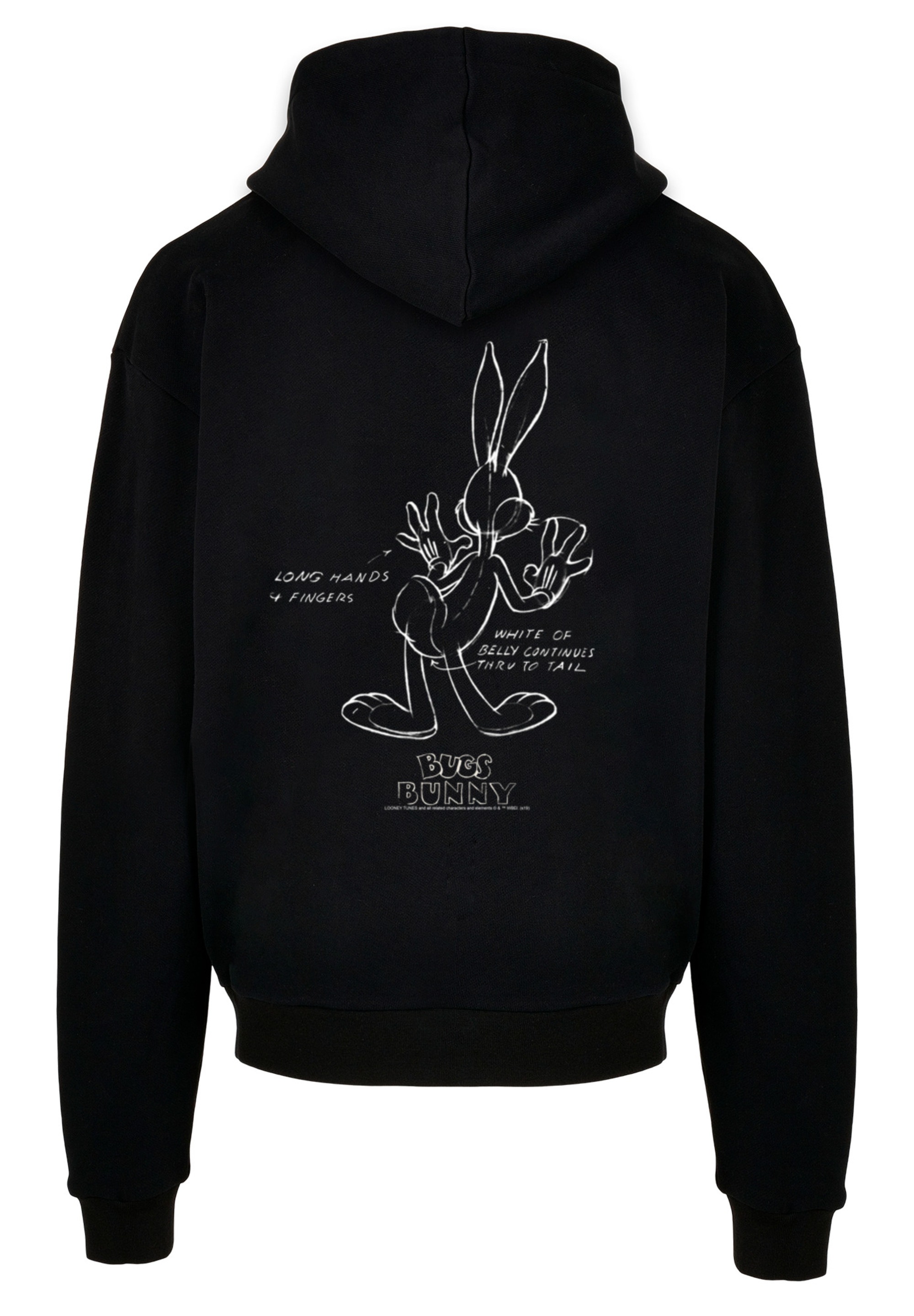 F4NT4STIC Kapuzenpullover "Looney Tunes Bugs Bunny White Belly", Print günstig online kaufen