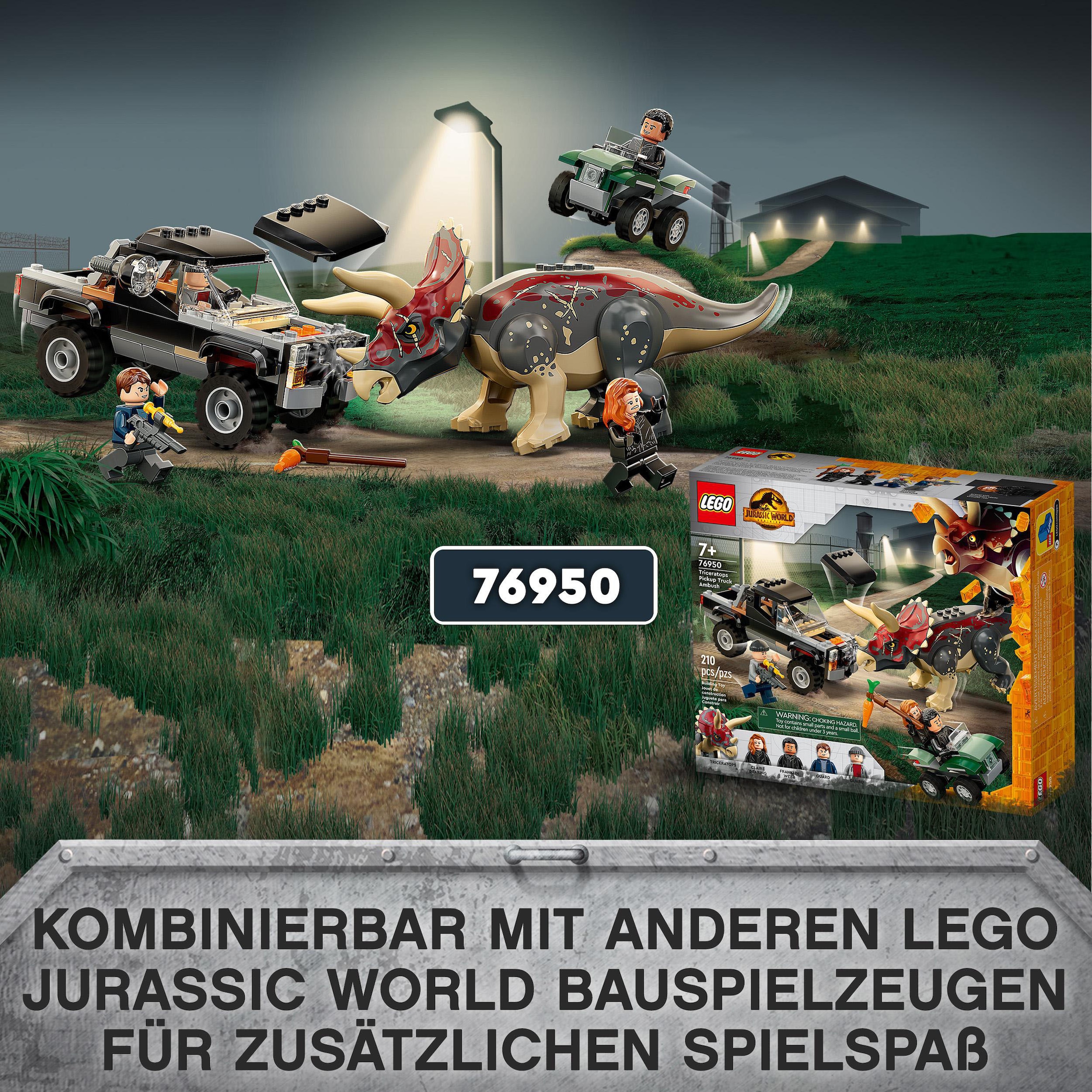 LEGO® Konstruktionsspielsteine »Pyroraptor & Dilophosaurus Transport (76951), LEGO® Jurassic World«, (254 St.), Made in Europe