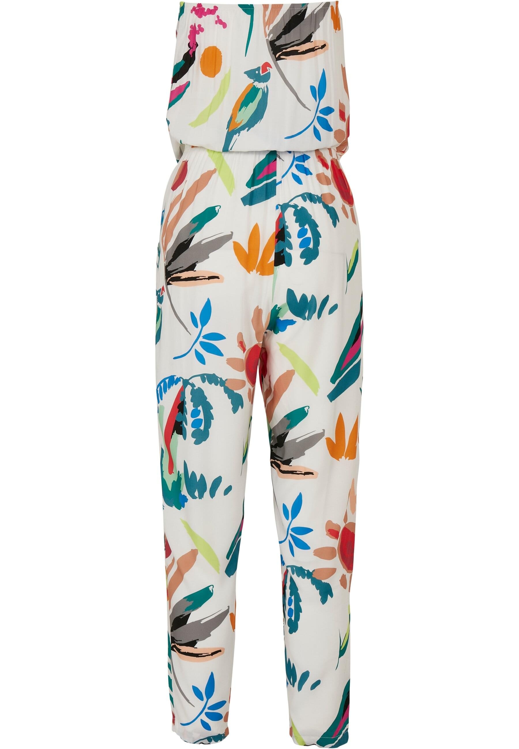 URBAN CLASSICS Jumpsuit "Urban Classics Damen Ladies Viscose Bandeau Jumpsu günstig online kaufen