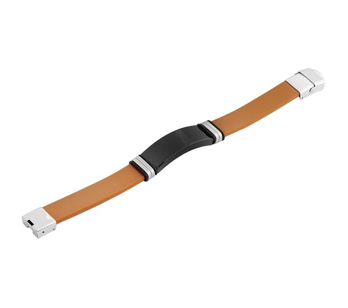 Armband ADELIA´S "Unisex Armband aus Leder 21 cm", braun, Armbänder, Damen, 21cm, Leder, Armband, Ideal als Geschenk – dezent und elegant