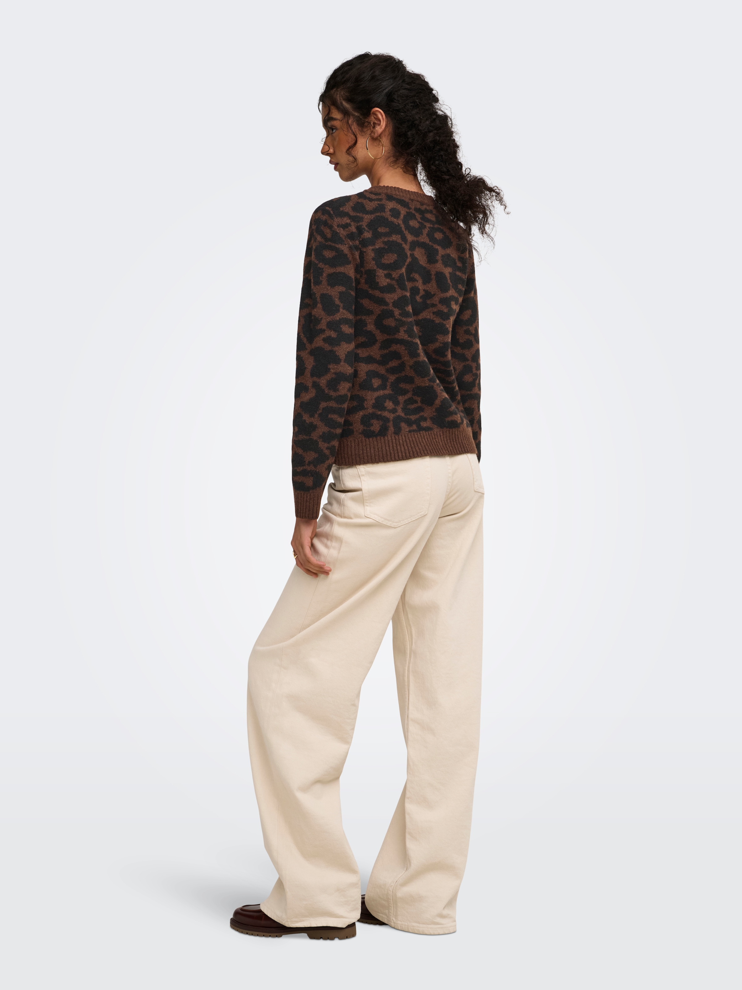 ONLY Strickjacke »ONLALIVIA O-NECK BUTTON CARDIGAN KNT« Materialmix, regular fit