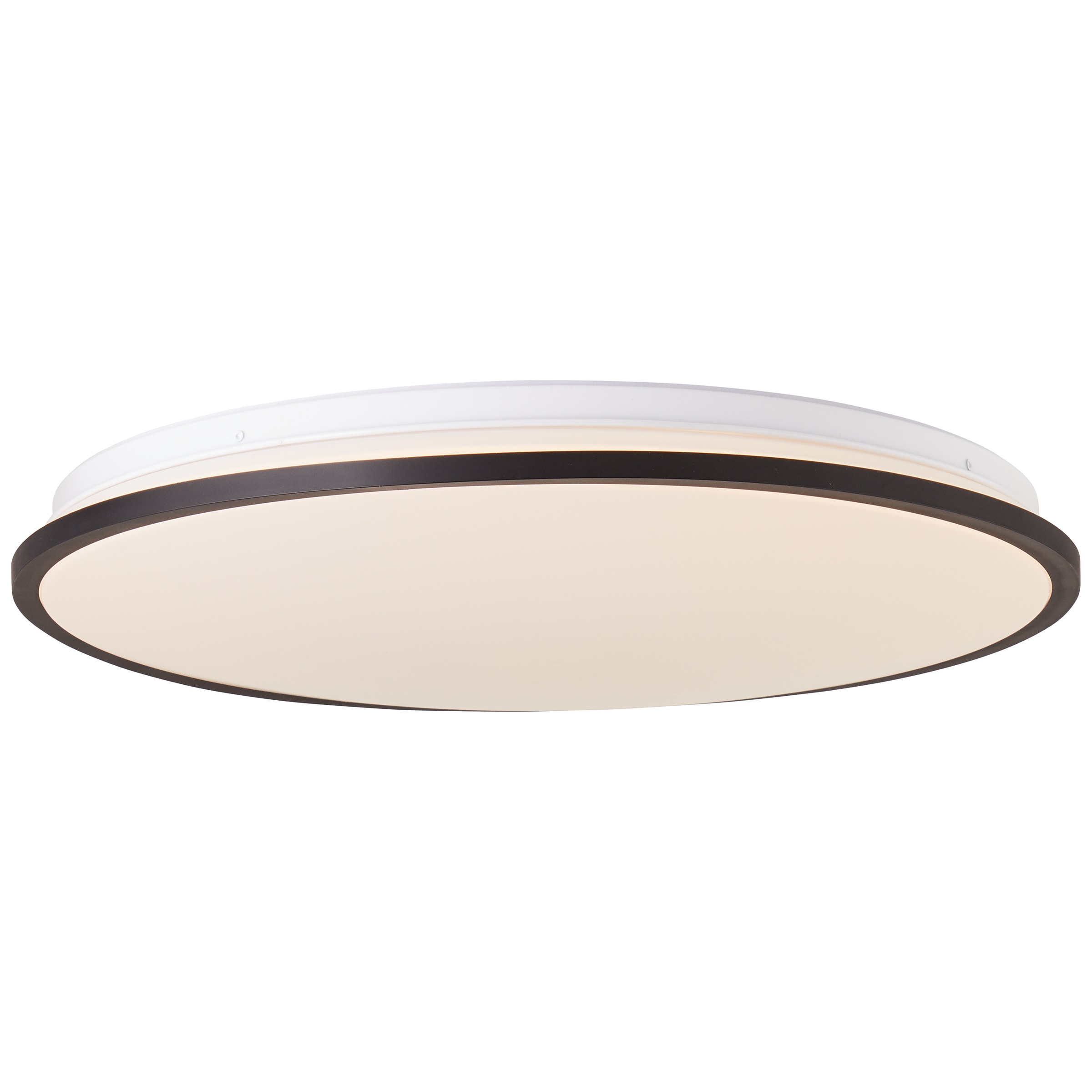Brilliant LED Deckenleuchte »Heida«, 3000 lm, Ø 49 cm, Metall/Kunststoff, schwarz