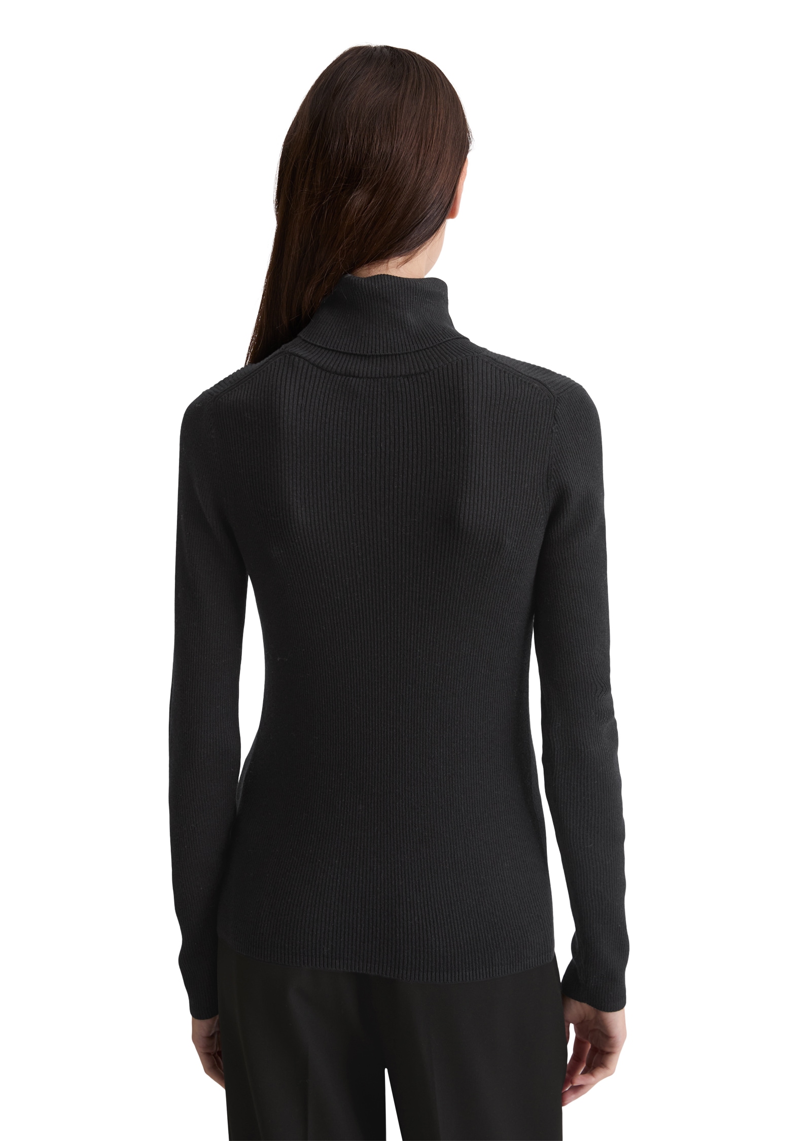 Marc O'Polo Rollkragenpullover slim aus Organic Cotton