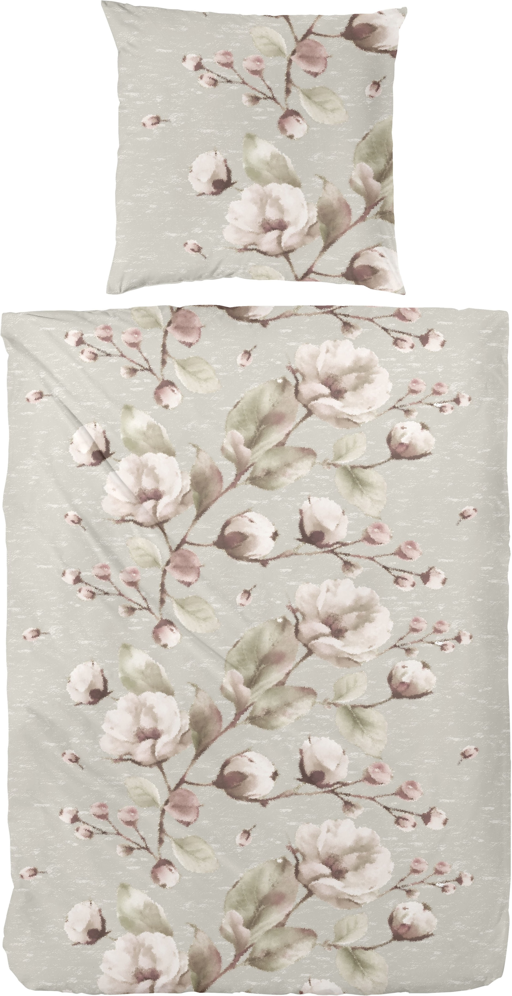 Primera Bettwäsche »Winterrose« 2 100 % Baumwolle Standard 100 nach Öko-Tex