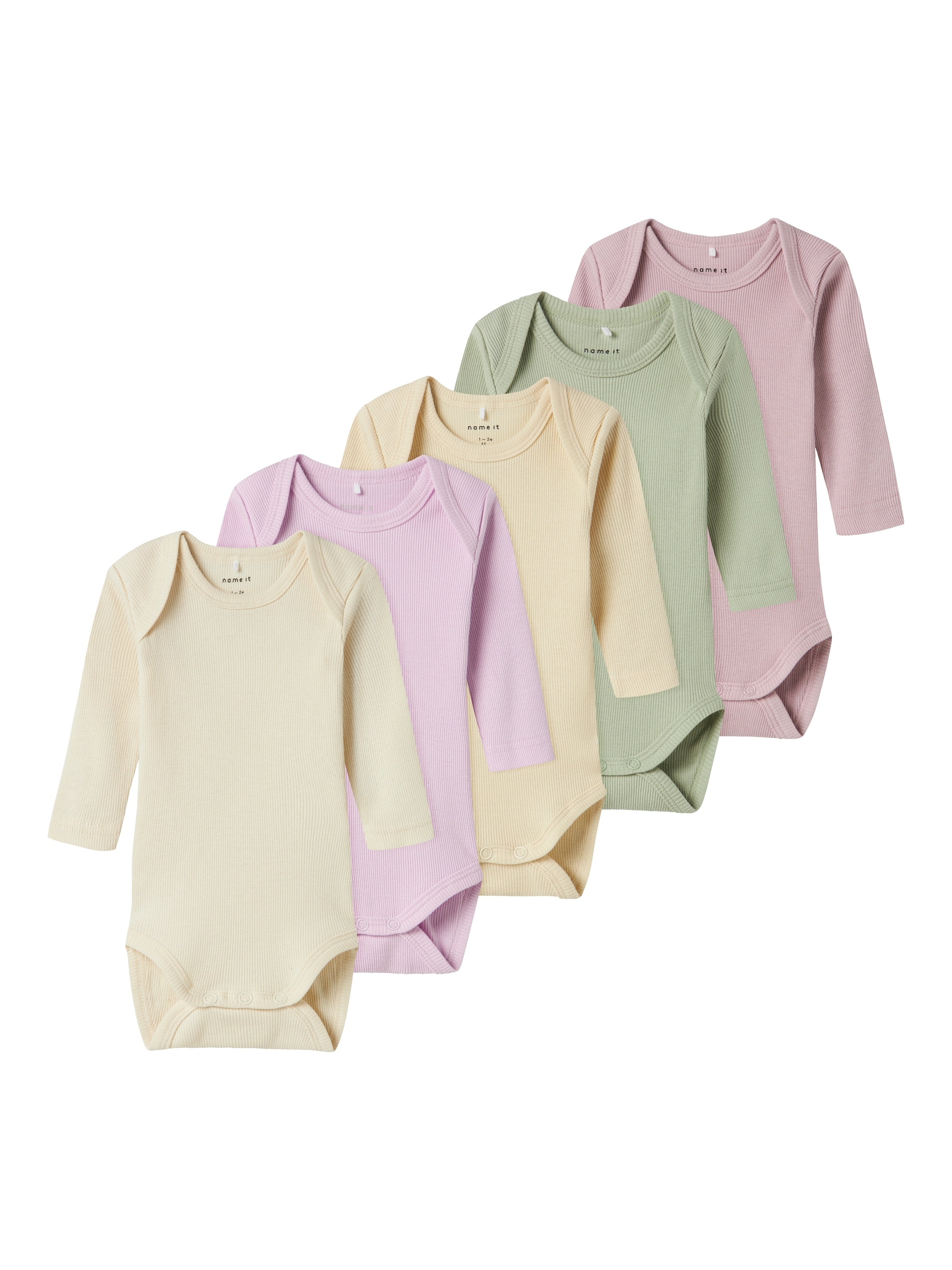 Name It Langarmbody »NBNBODY 5P LS SOLID RIB NOOS«
