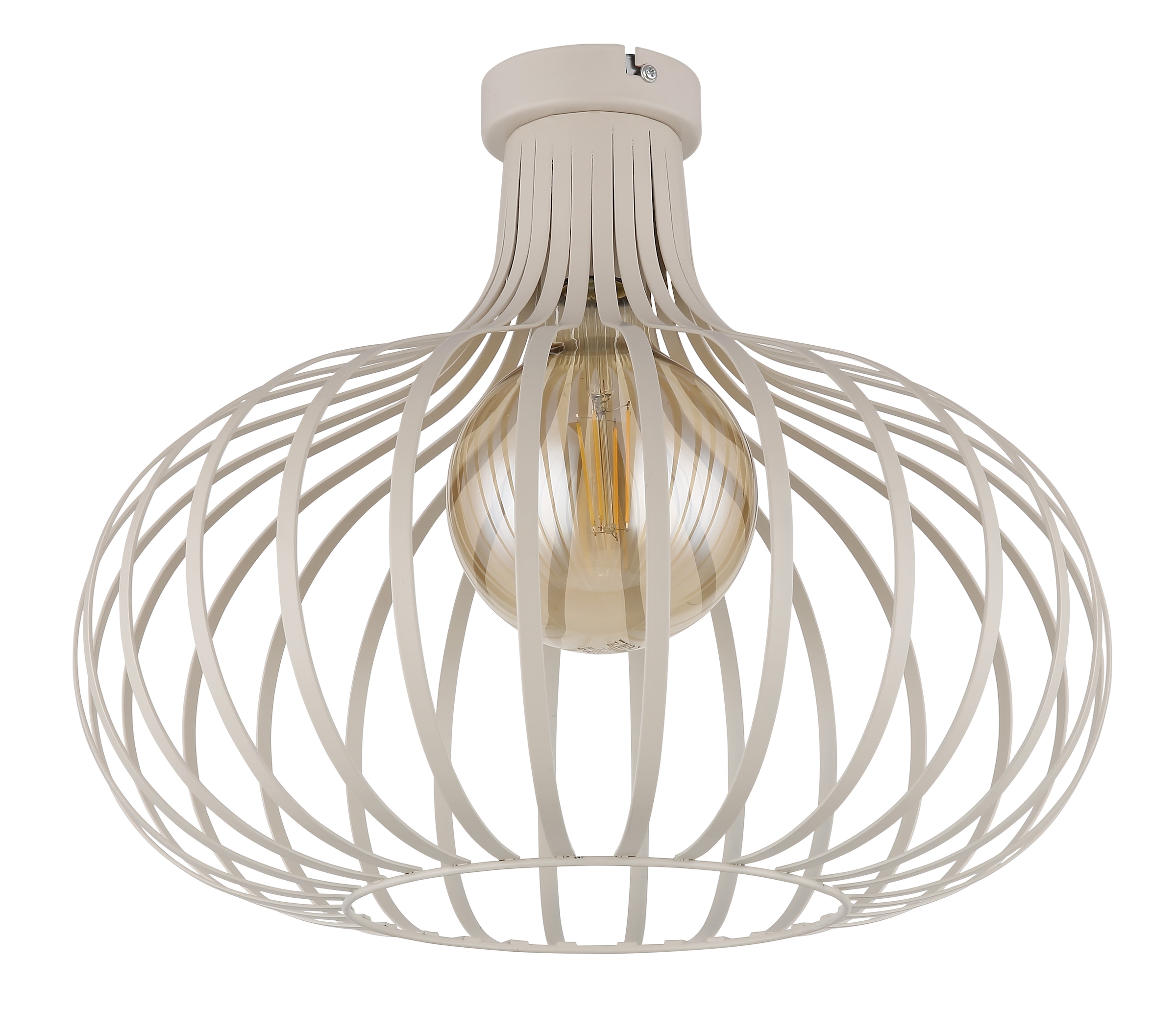 NOWA Deckenleuchte »MATEO«, Leuchtmittel E27 | ohne Leuchtmittel, Deckenlampe/rund/Wohnzimmer/Schlafzimmer/modern