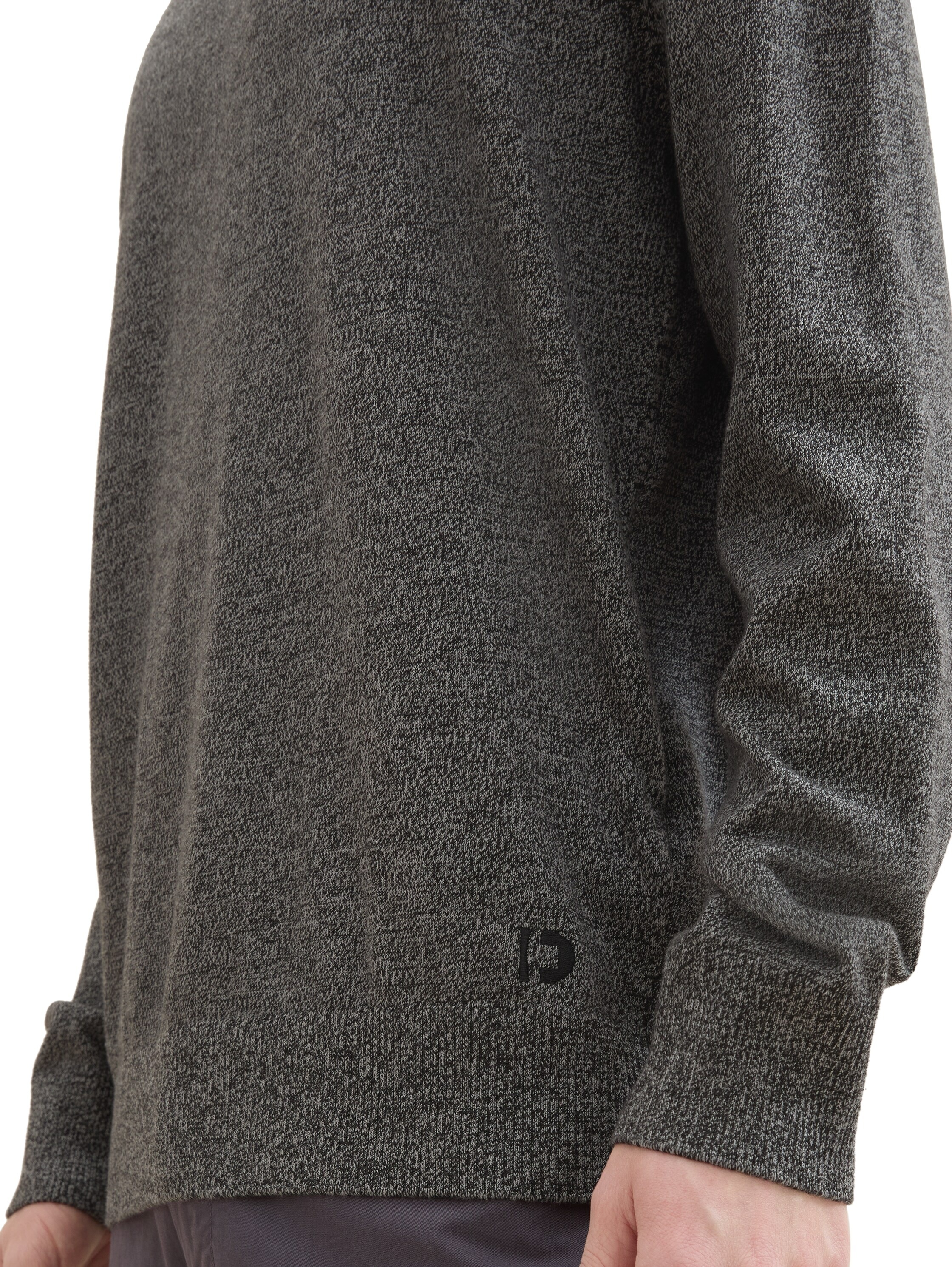 TOM TAILOR Denim Strickpullover, in melierter Optik