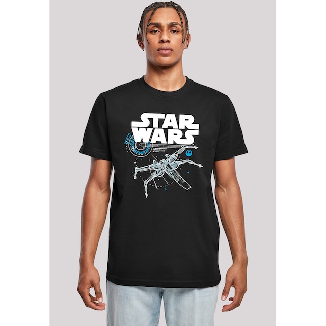 Last F4NT4STIC BAUR ▷ Merch,Regular-Fit,Basic,Bedruckt X The Wars kaufen Herren,Premium »Star Wing«, T-Shirt | Jedi