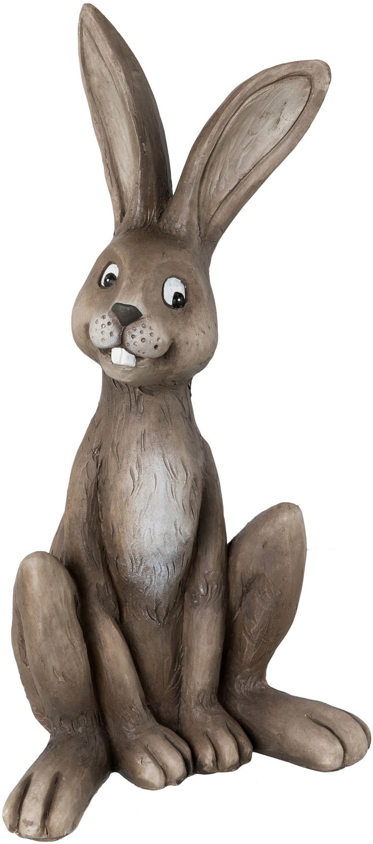 Creativ home Osterhase »Osterdeko mit fröhlichem Gesicht«, Hase aus Keramik,  Höhe 22,50 cm | BAUR