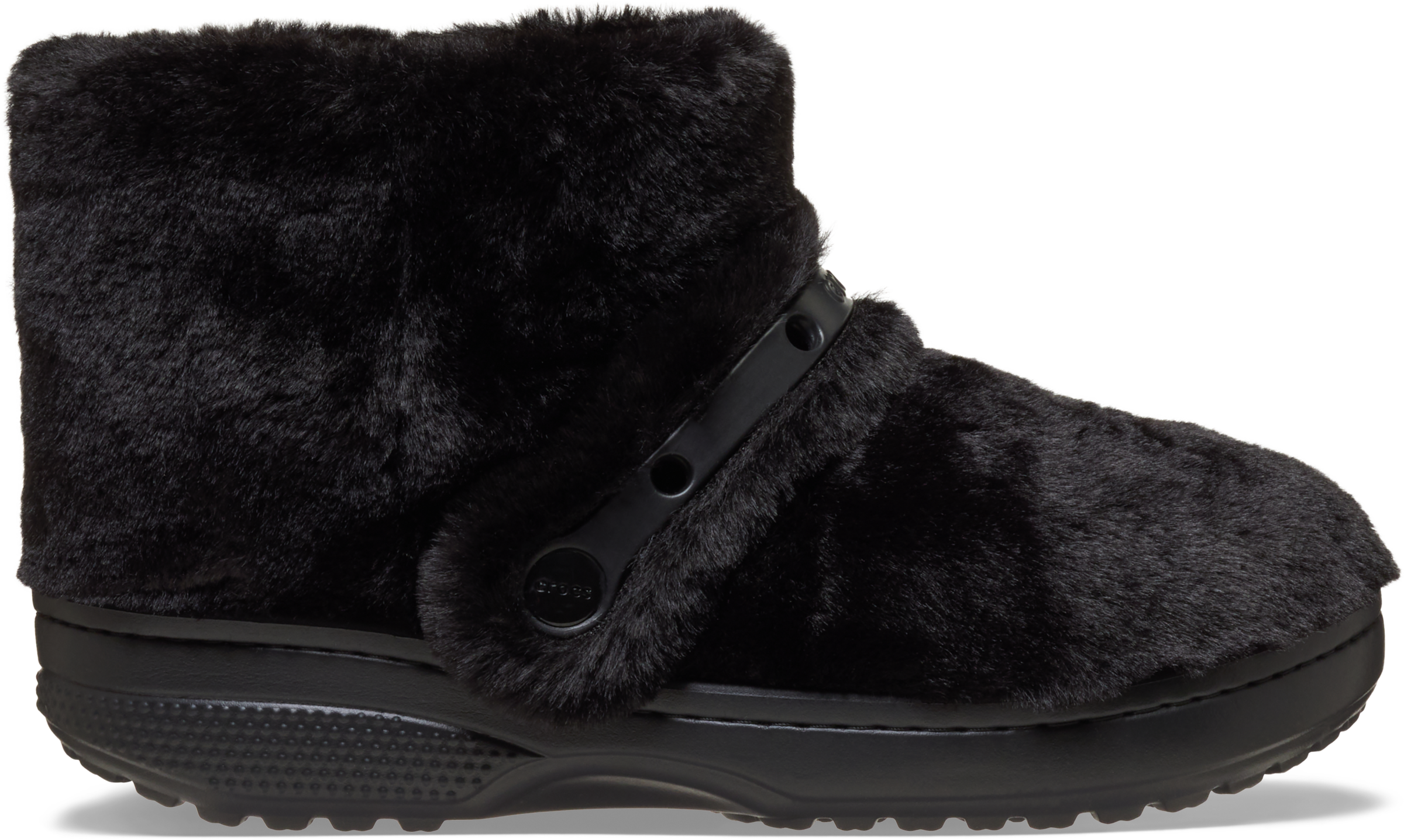 Crocs Winterboots »Unfurgettable Boot«  Schlupfboots, Hausschuh mit Klettriemchen, Warmfutter