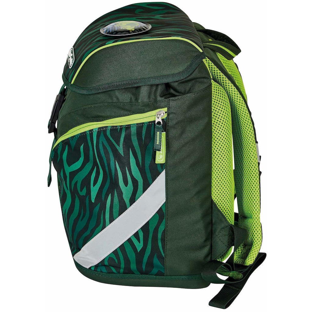 Herlitz Schulrucksack »SoftLight Plus, Jungle«, Reflektoren-Floureszierende Flächen