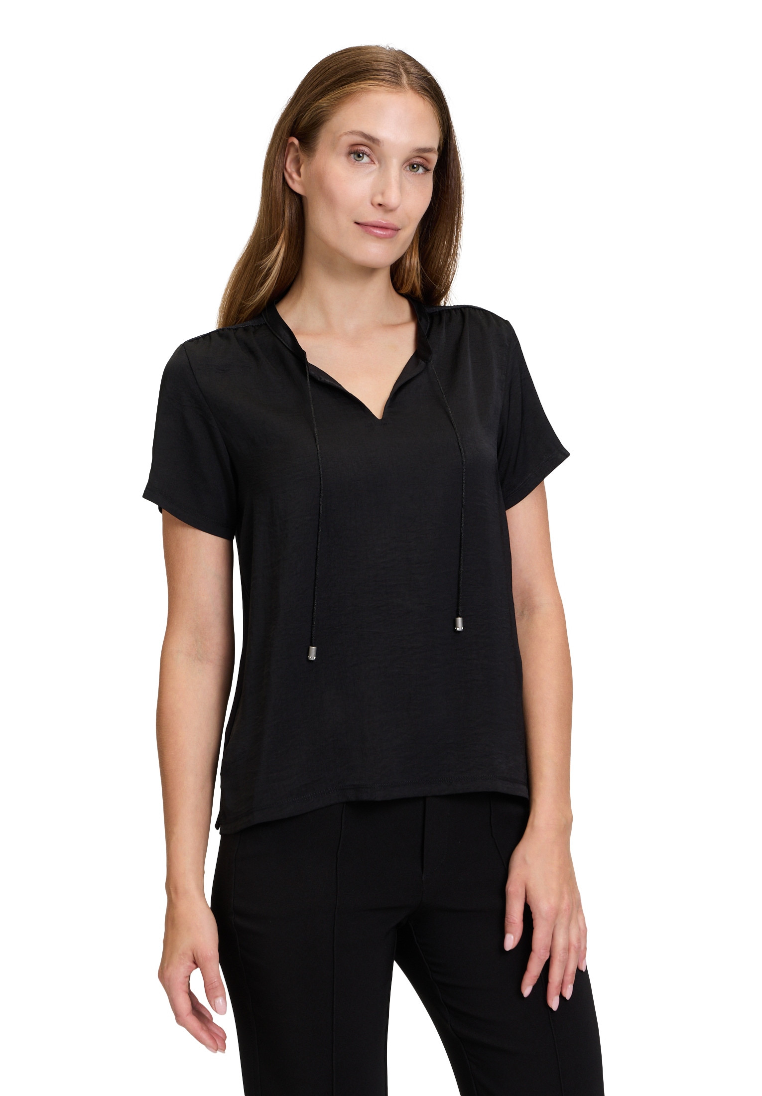 Cartoon Kurzarmshirt "Cartoon Damen Blusenshirt kurzarm", (1 tlg.), Materia günstig online kaufen