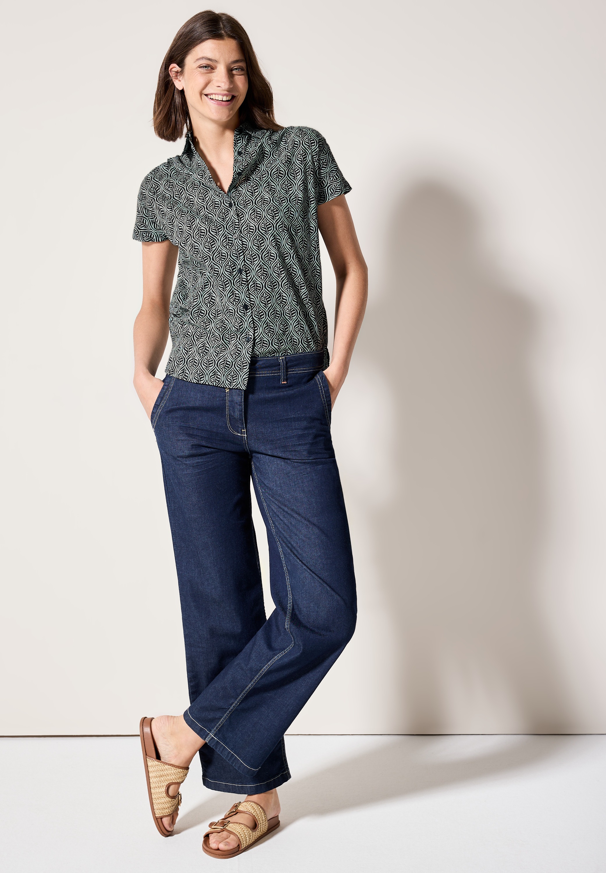 Thumbnail - Cecil Hemdbluse, aus reiner Baumwolle