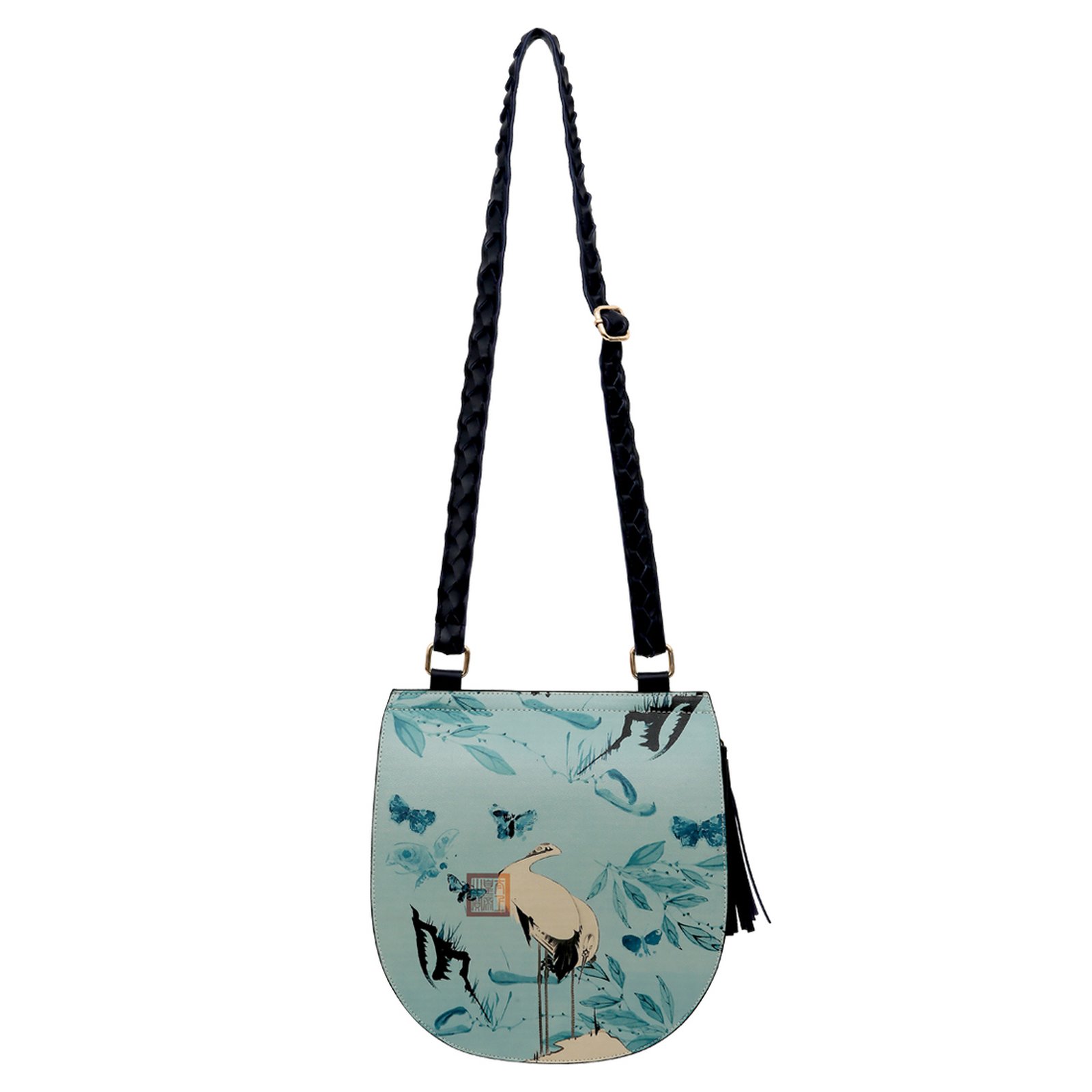 Thumbnail - DOGO Umhängetasche "Ivy Bag Storks Damen Handtaschen (Fashion) / Neutral", Vegan