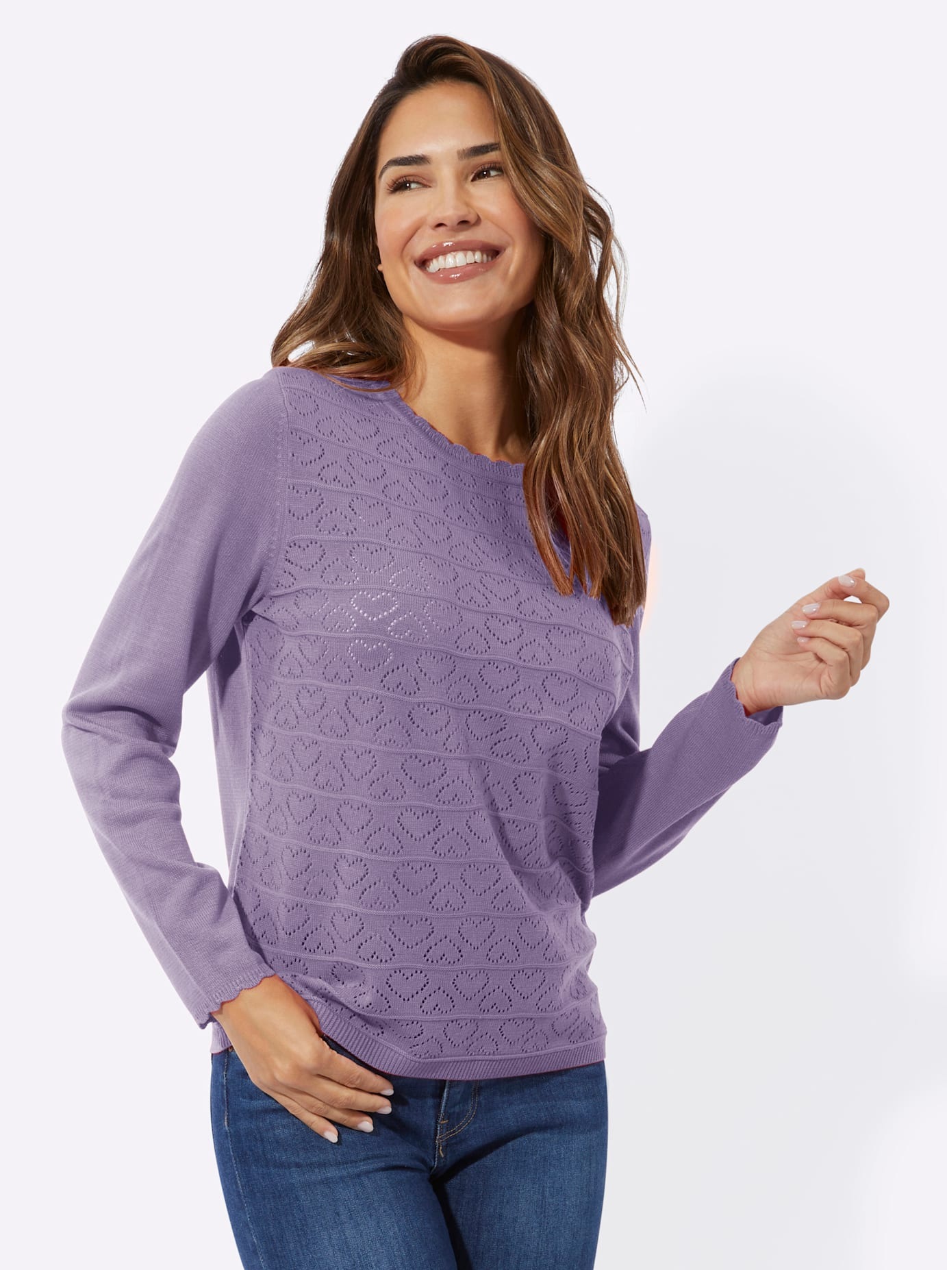 Classic Basics Strickpullover »Ajour-Pullover«