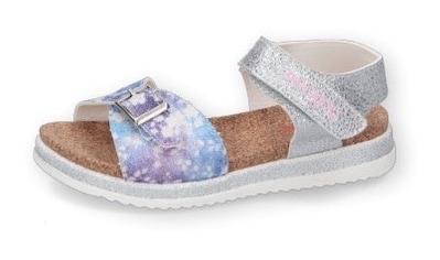 Sandale, Sommerschuh, Klettschuh, Sandalette, mit Glitzerdetails