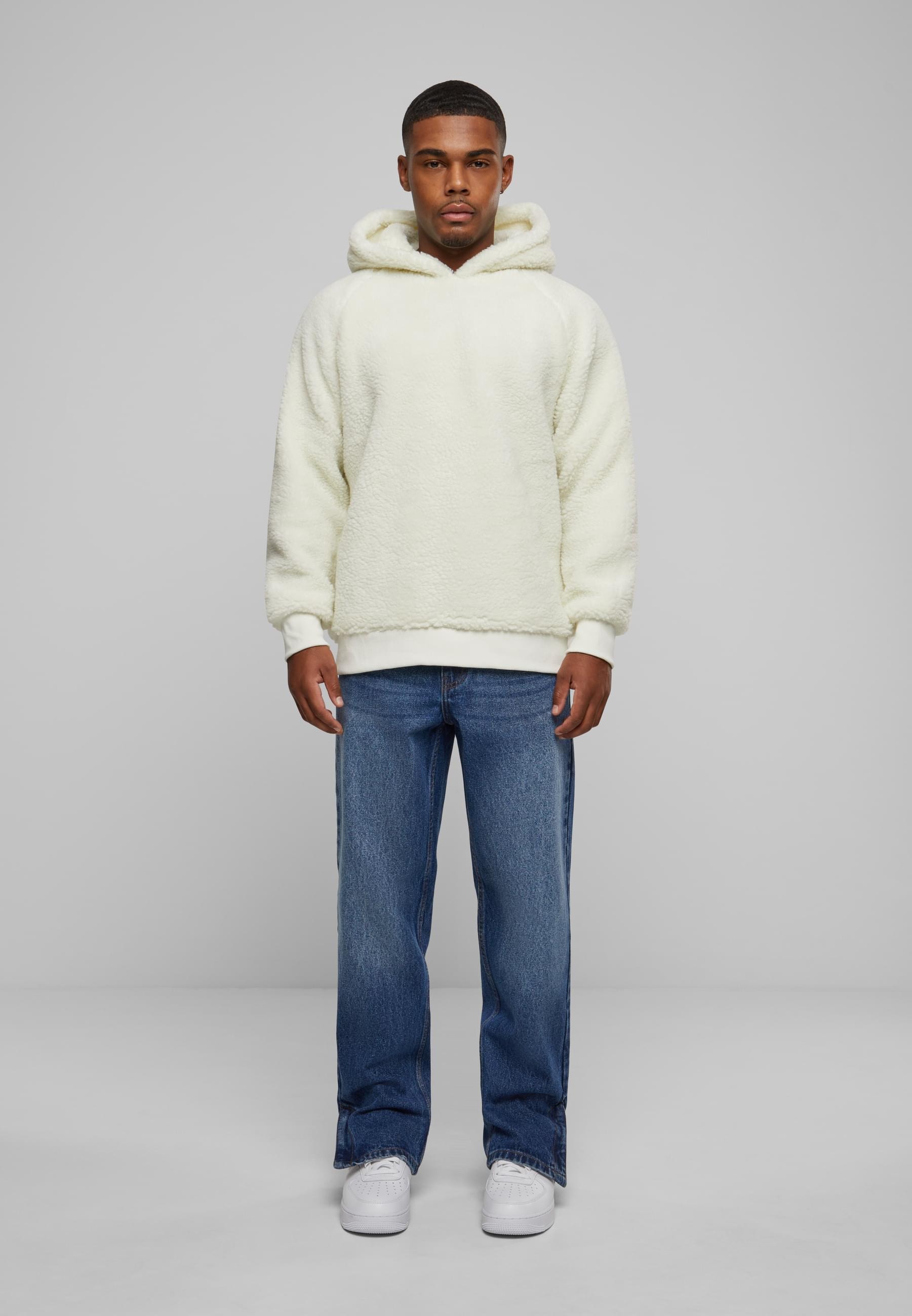 URBAN CLASSICS Sweatshirt »Urban Classics Herren Sherpa Hoody«, (1 tlg.)