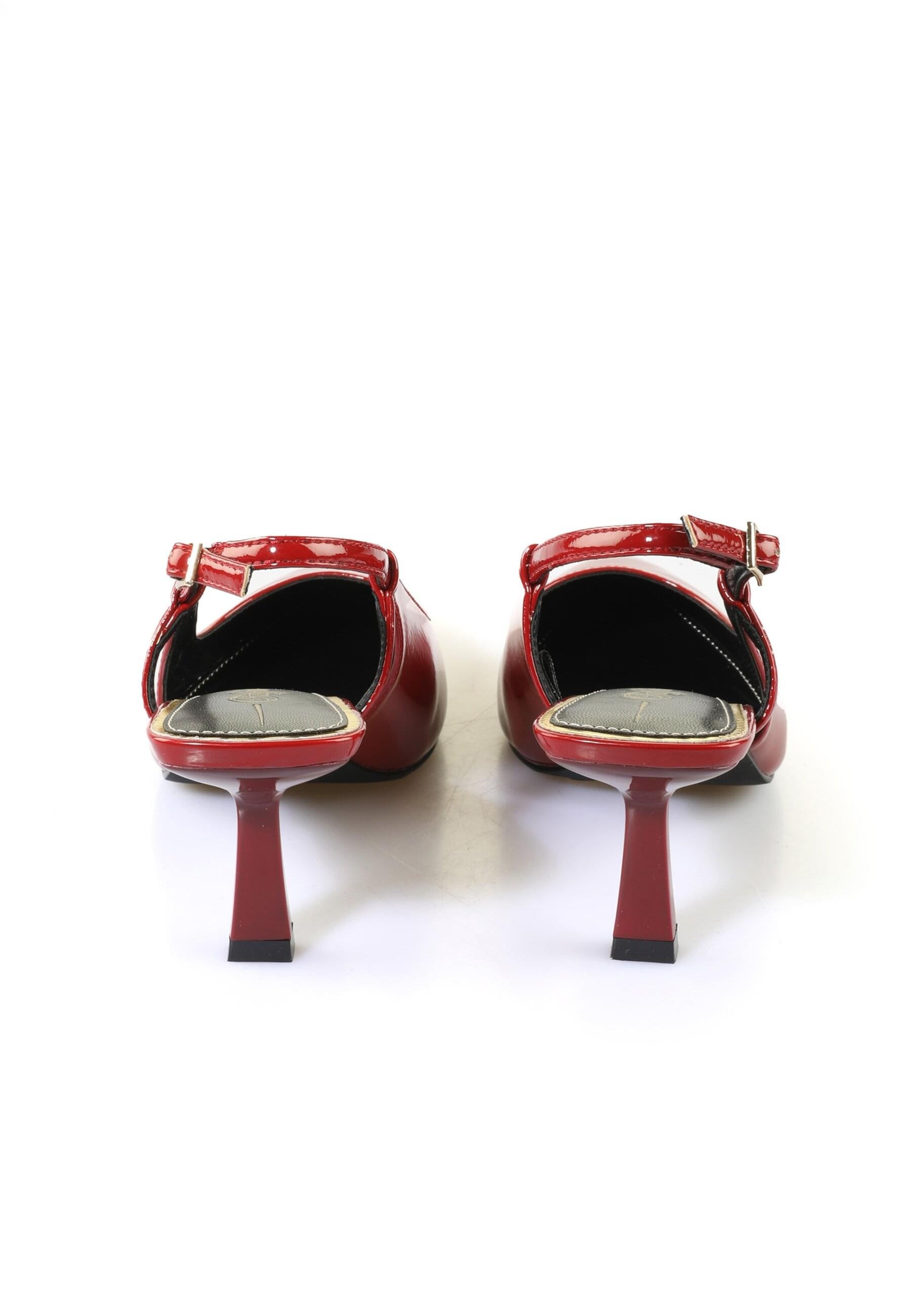 Buffalo High-Heel-Pumps "Buffalo Sling Back- Vegan Patent" günstig online kaufen