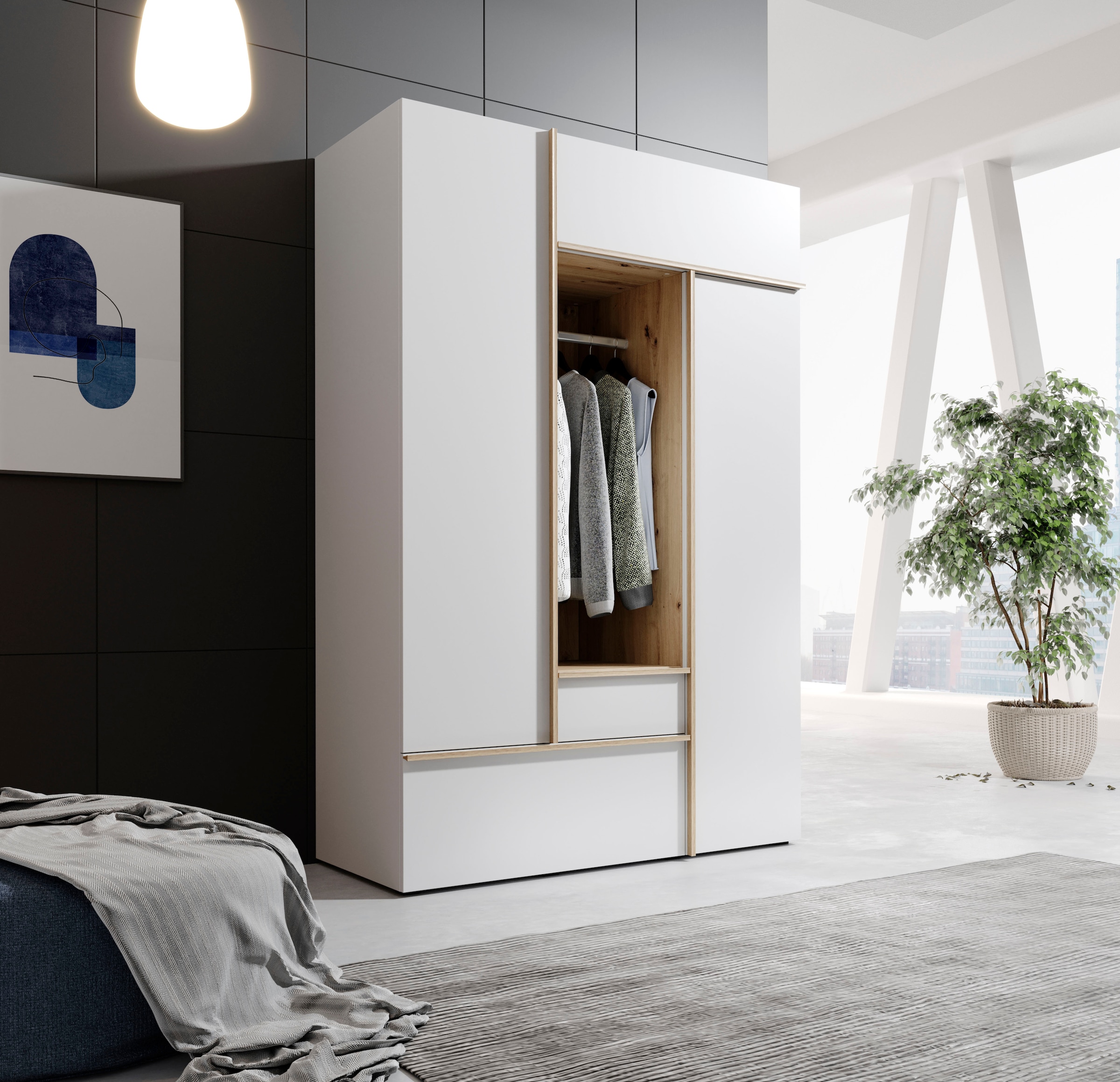Schlafkontor Kleiderschrank »Balve«, für Schlafzimmer oder Dielenbereich geeignet