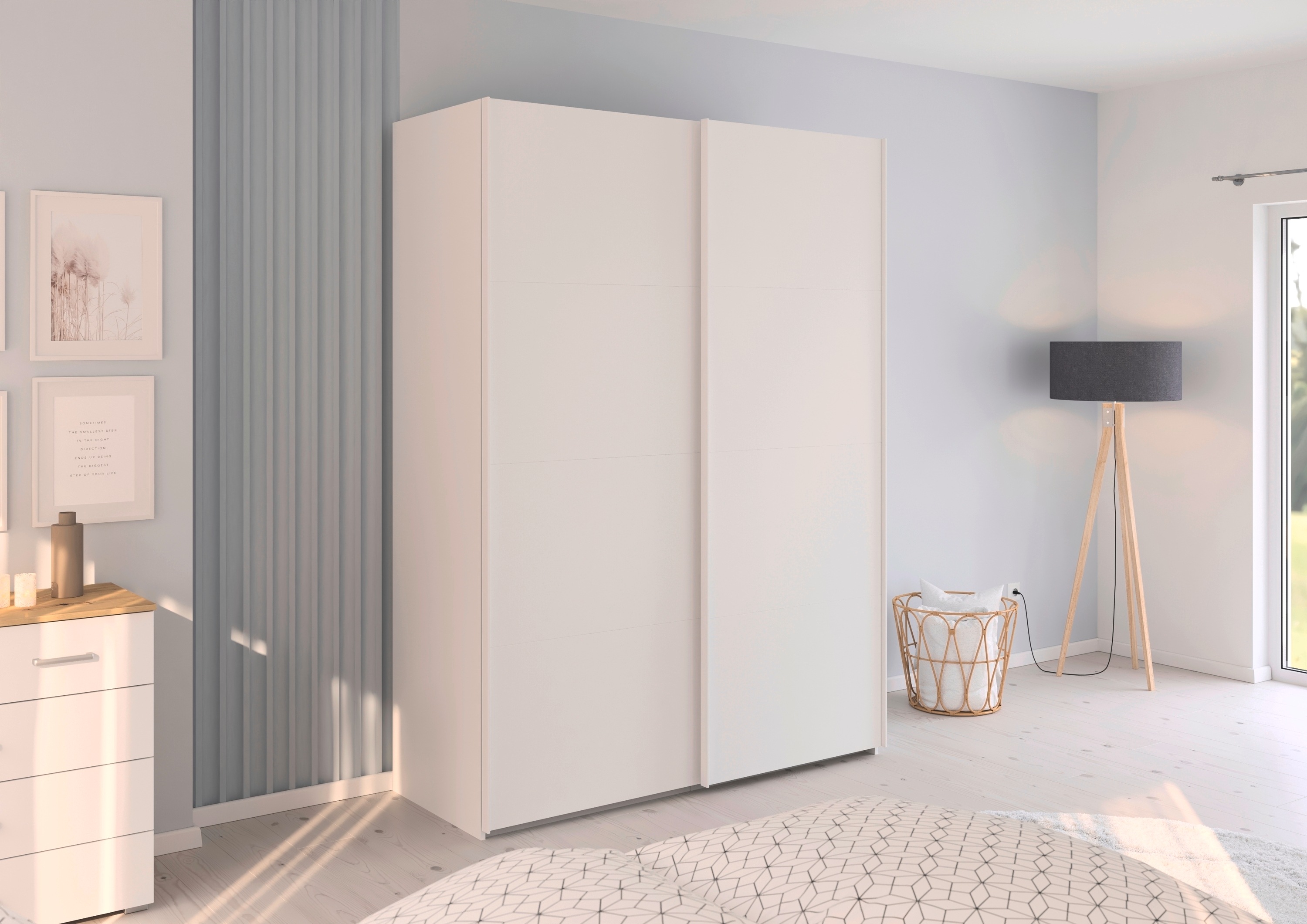 Thumbnail - rauch Schwebetürenschrank "Kleiderschrank Schrank Garderobe Schlafzimmerschrank EVELYN", in elegantem Stil, in 5 Breiten...