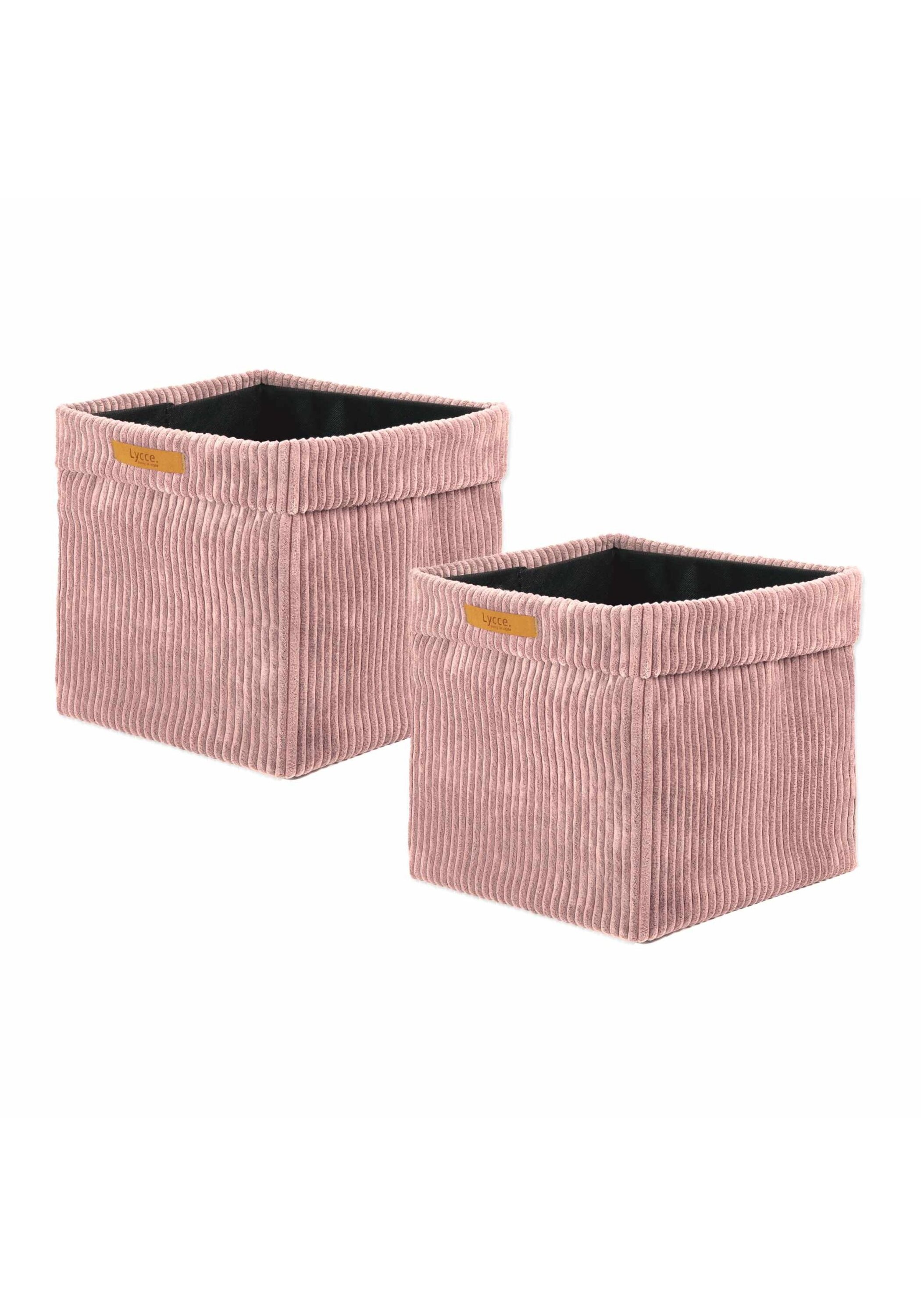 Lycce Aufbewahrungsbox "Aufbewahrungskorb Faltbare Aufbewahrungsbox Cord 2P 2er Pack"