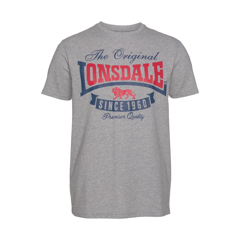 Lonsdale T-Shirt »GEARACH«, (Packung, 2er-Pack)