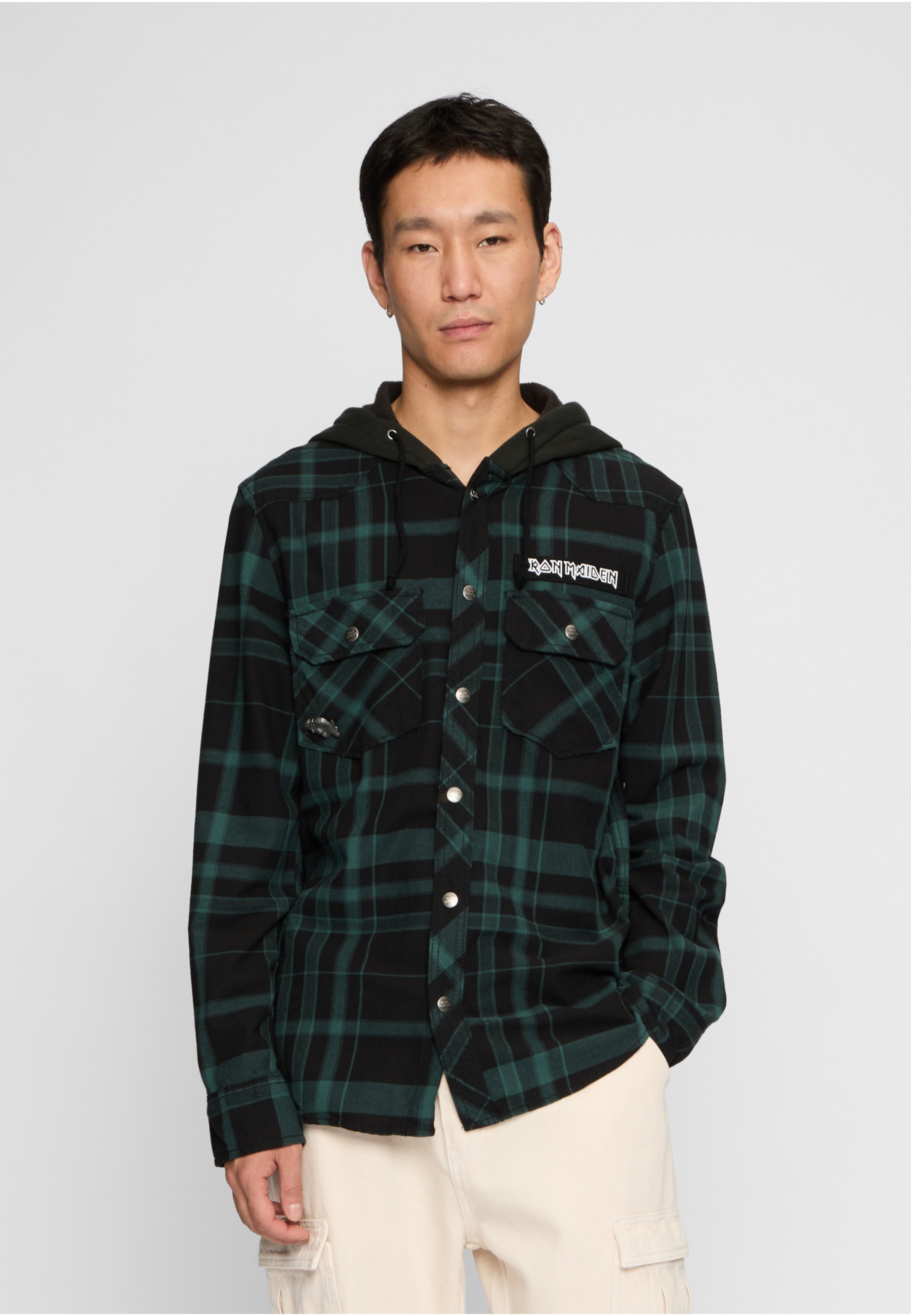 Brandit Langmantel »Brandit Iron Maiden Checkshirt Sweathood«