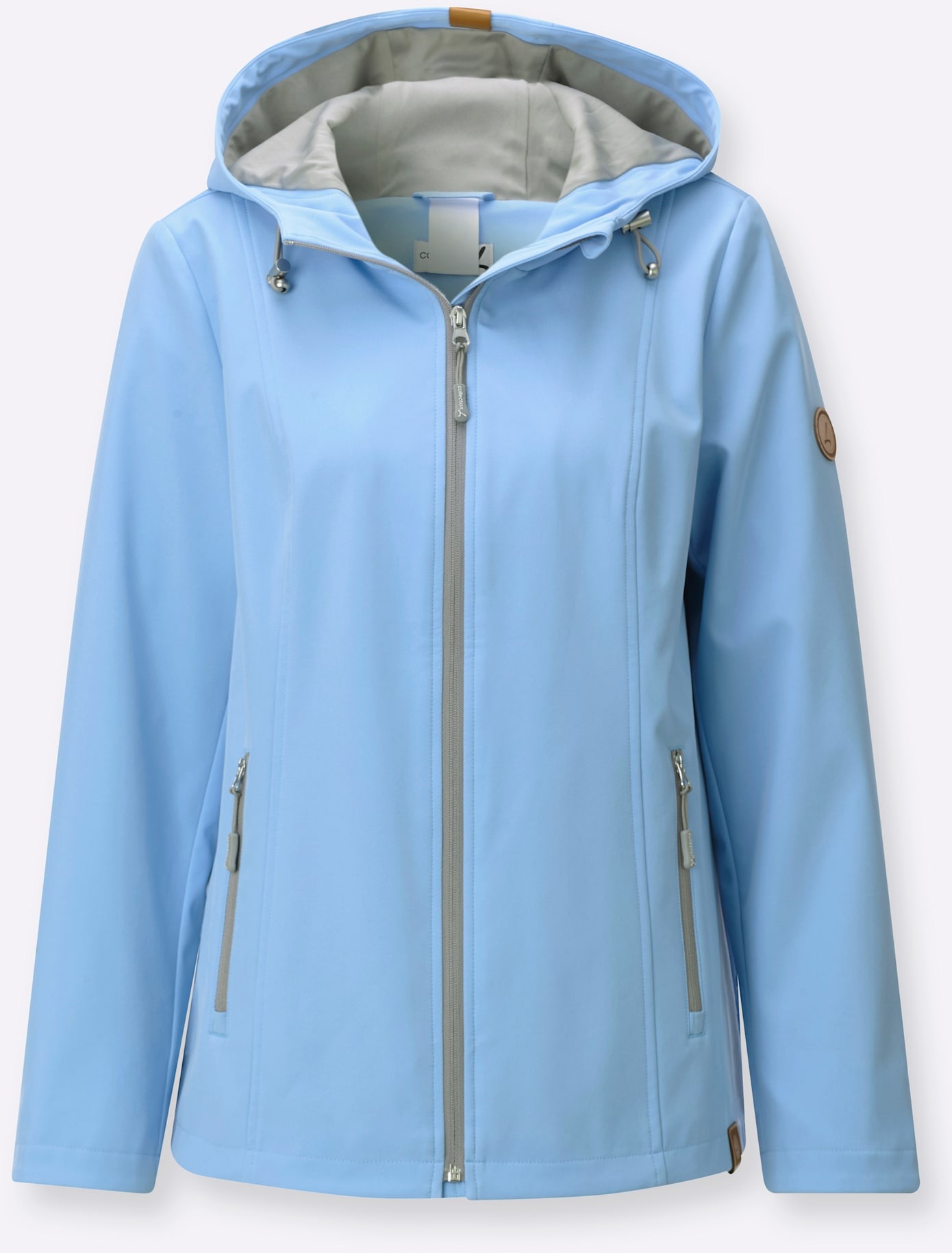 Thumbnail - Casual Looks Softshelljacke mit Kapuze