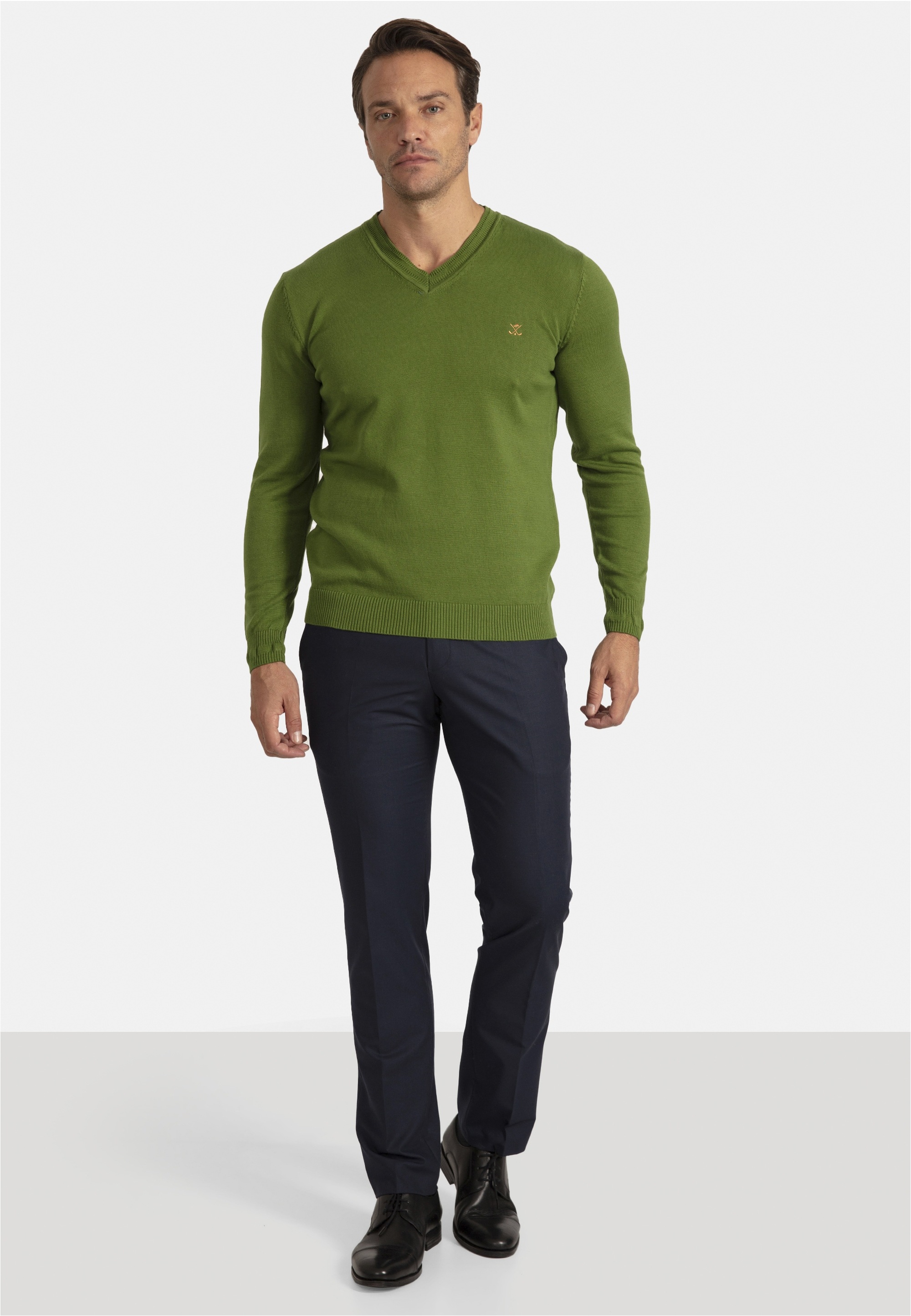 SIR RAYMOND TAILOR Strickpullover "Los Angeles" 1 Stk. mit klassischem V-Au günstig online kaufen