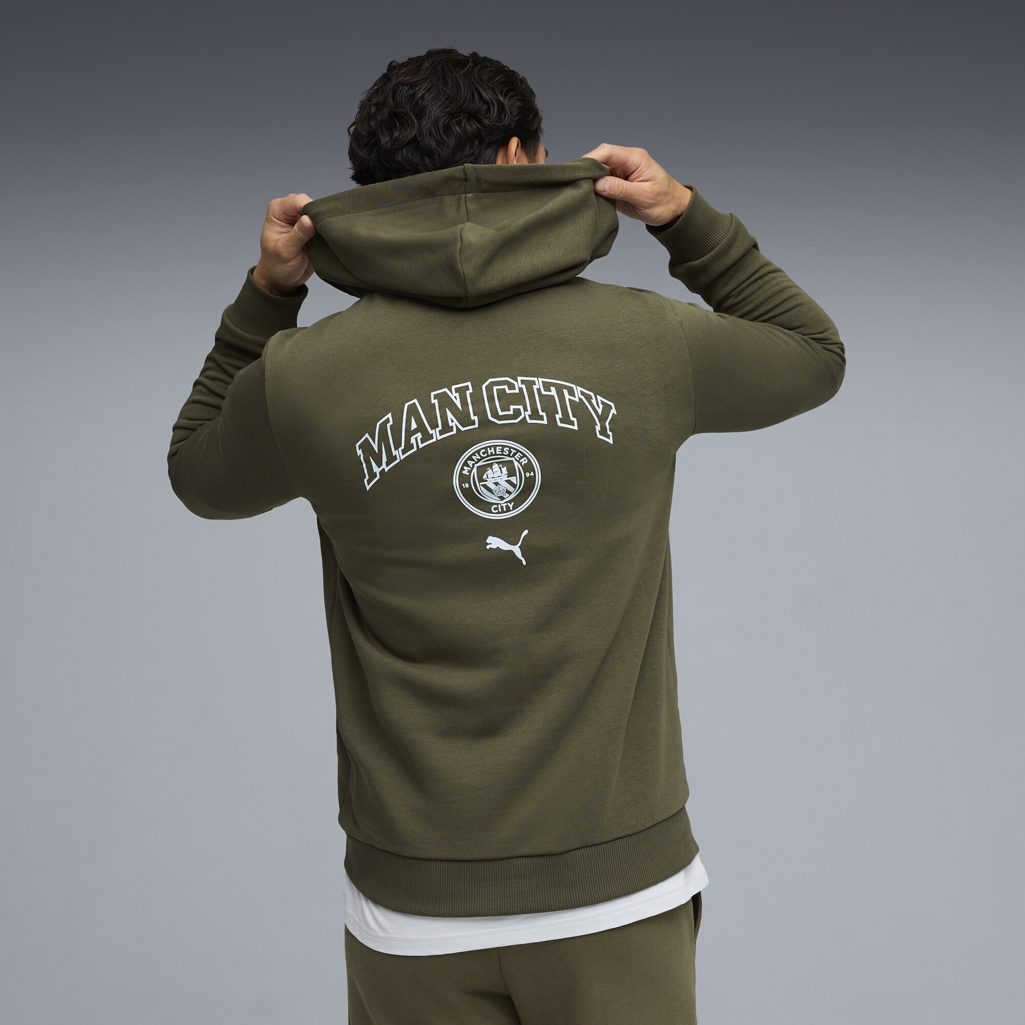 PUMA Sweatjacke »Manchester City FtblCulture Kapuzenjacke Herren«