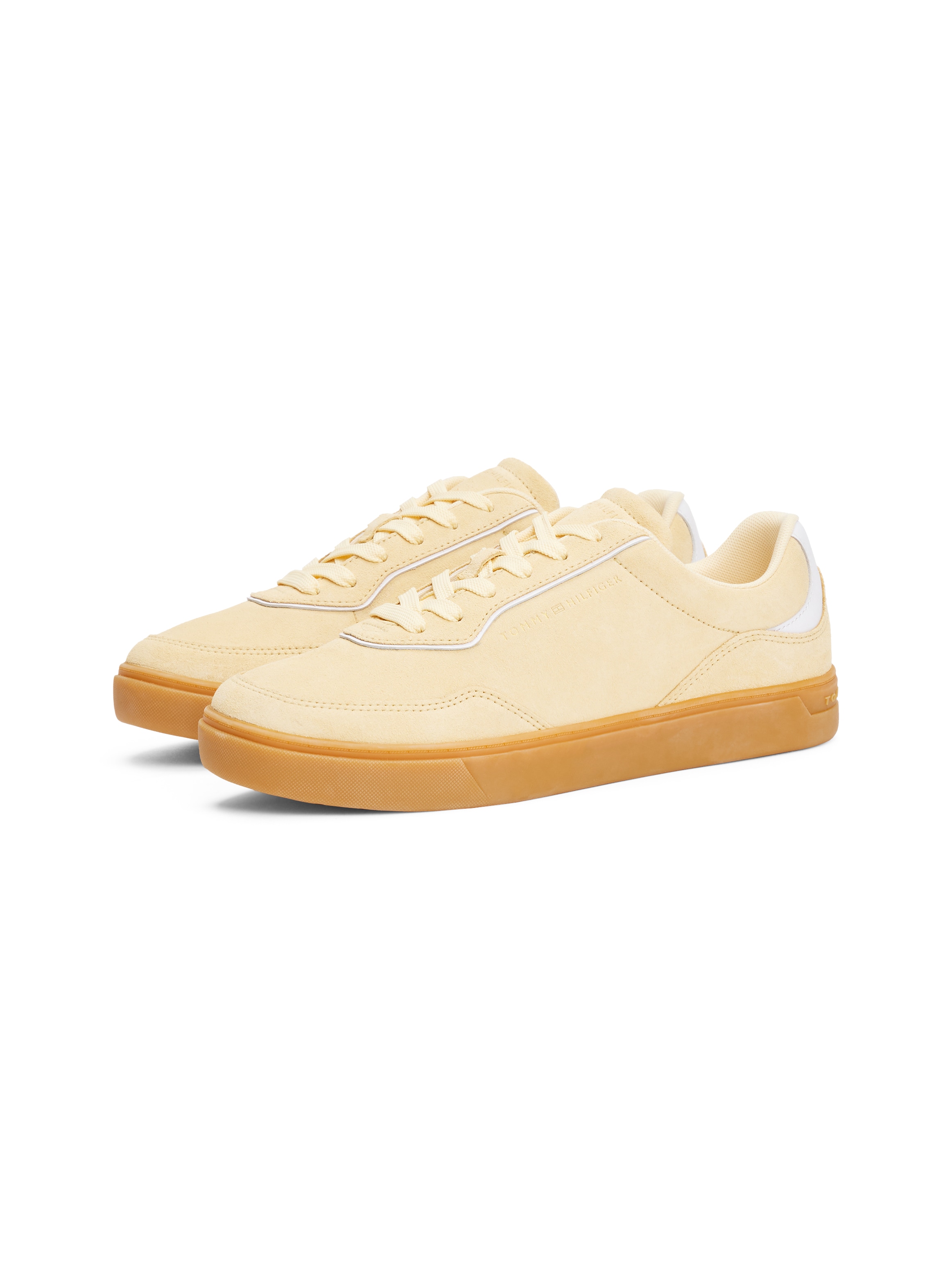 Tommy Hilfiger Plateausneaker "CASUAL SUEDE SNEAKER", Freizeitschuh, Halbsc günstig online kaufen