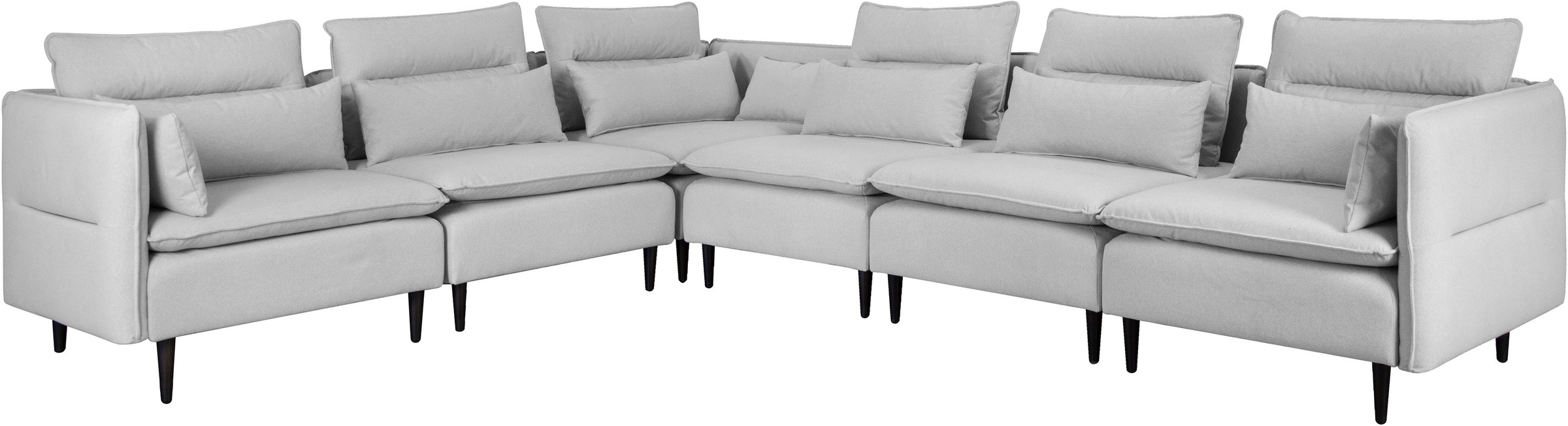 andas Ecksofa »ALVIK L-Form«, zusammengesetzt aus Modulen, erweiterbar mit Modulen der Serie