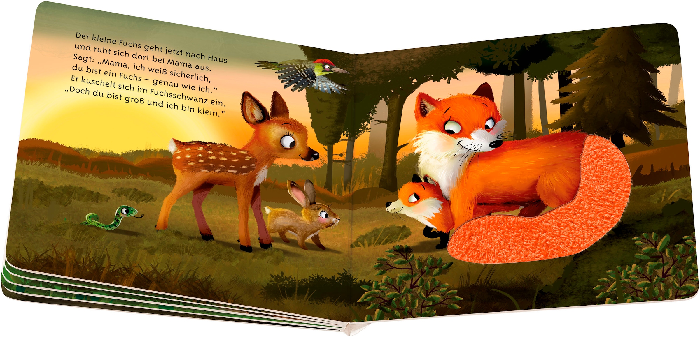 Ravensburger Buch »Pappbilderbuch, Mein erstes Vorlese-Fühlbuch: Bist du ein Fuchs?«