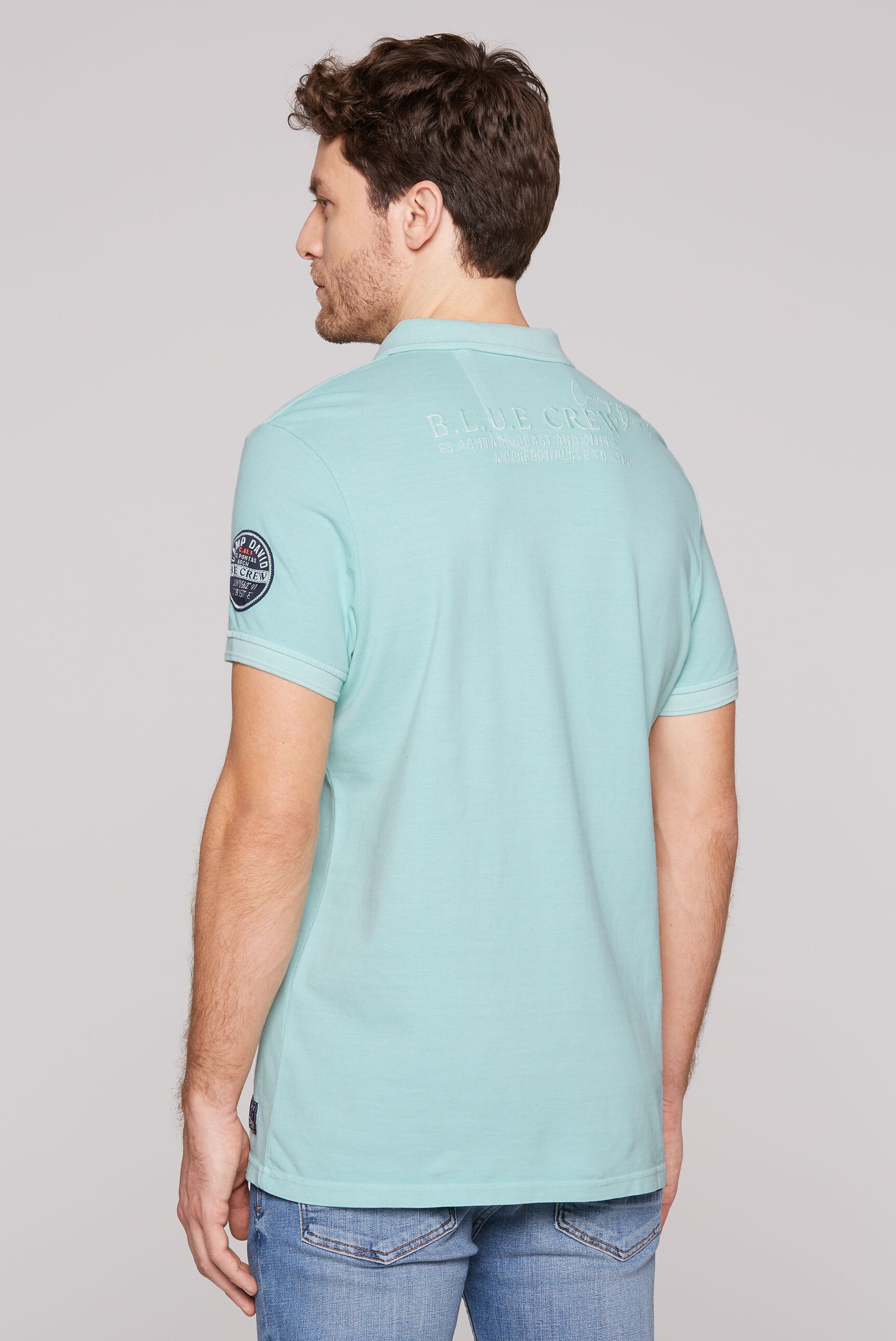 CAMP DAVID Poloshirt, mit Brusttasche