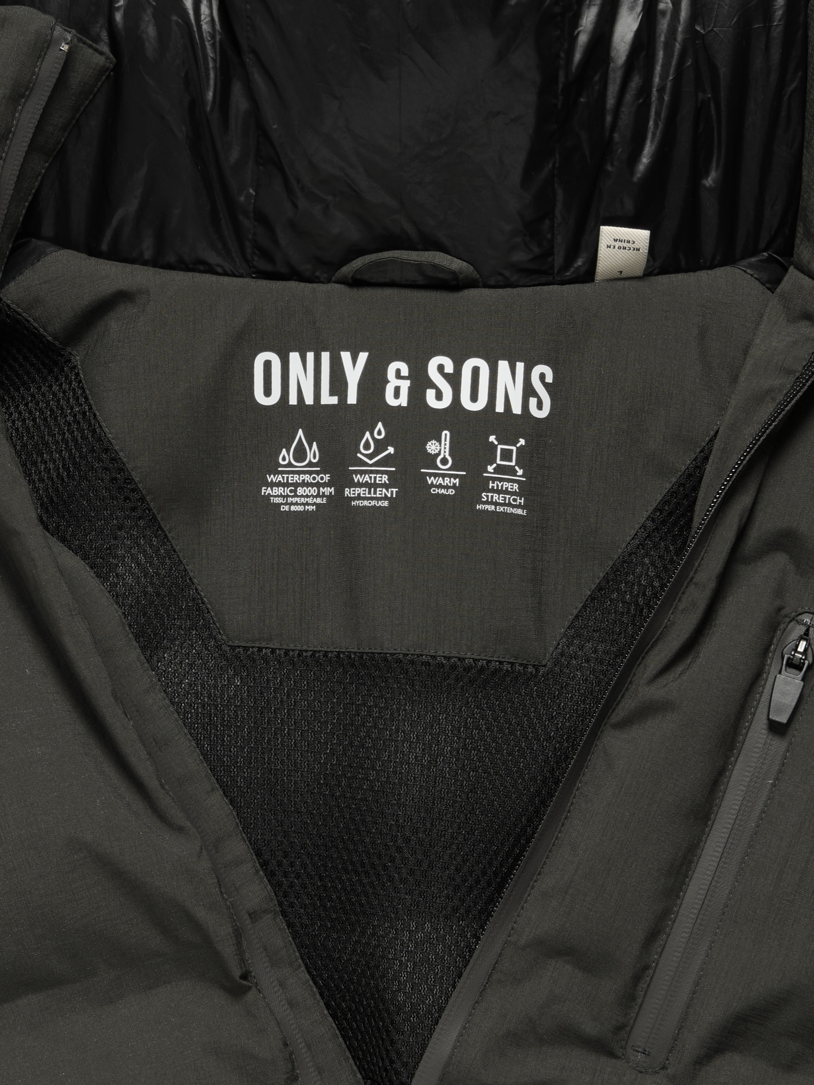 ONLY & SONS Steppjacke »ONSMATHIS PUFFER OTW« mit Kapuze