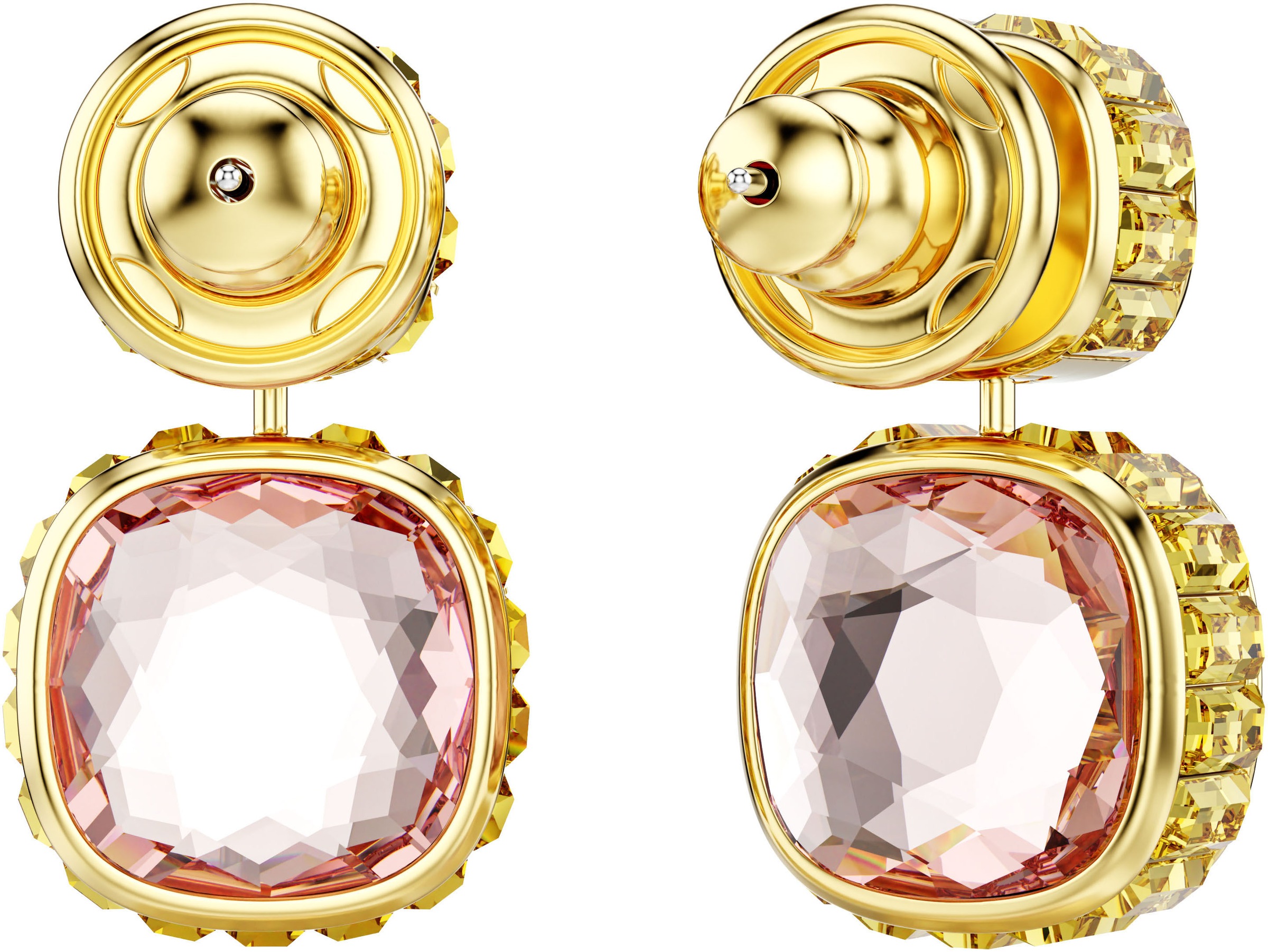 Swarovski Paar Ohrstecker »Schmuck Geschenk Chroma Drop-Ohrhänger, 5692492«, mit Swarovski® Kristall - Einhänger drehbar