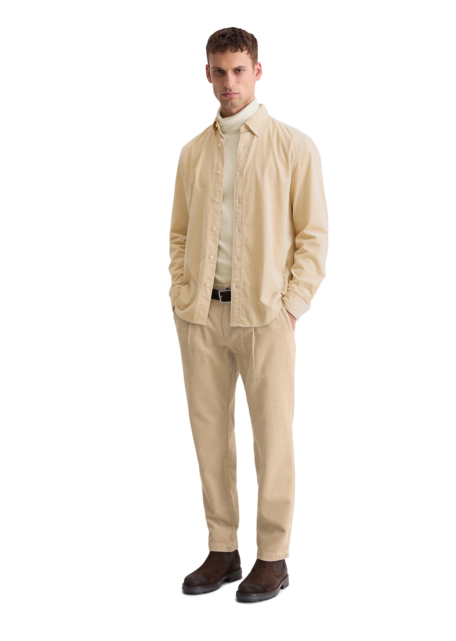 Marc O'Polo Langarmhemd »mit Button-Down-Kragen«