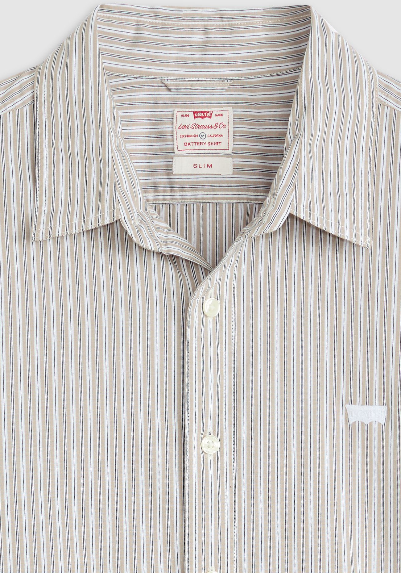 Levi's® Jeanshemd »BATTERY HM SHIRT SLIM«, mit Logobadge