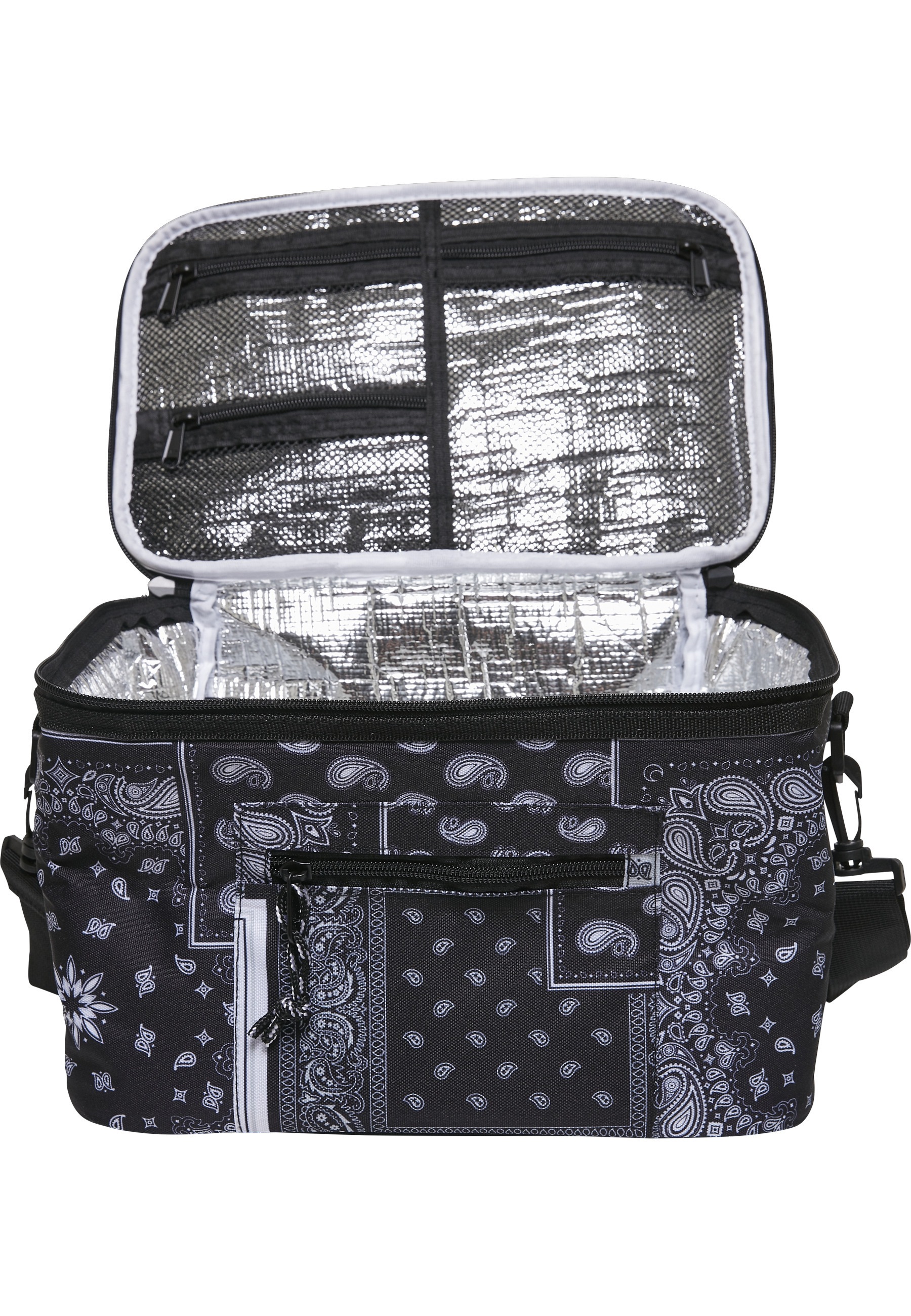 URBAN CLASSICS Bandana »Urban Classics Unisex Bandana Patchwork Print Cooling Bag« 1 Stk.